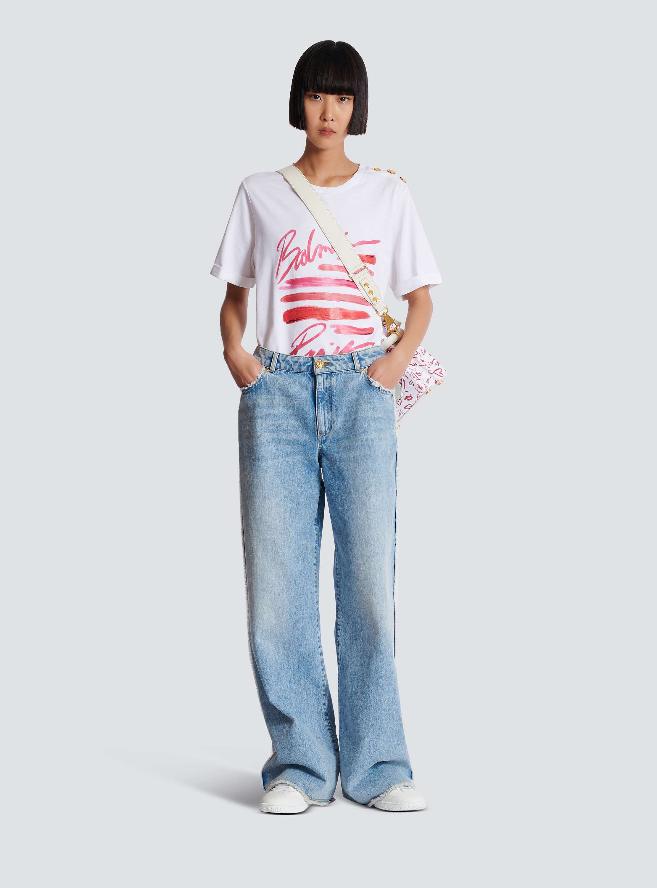 Straight-leg denim jeans - Women | BALMAIN