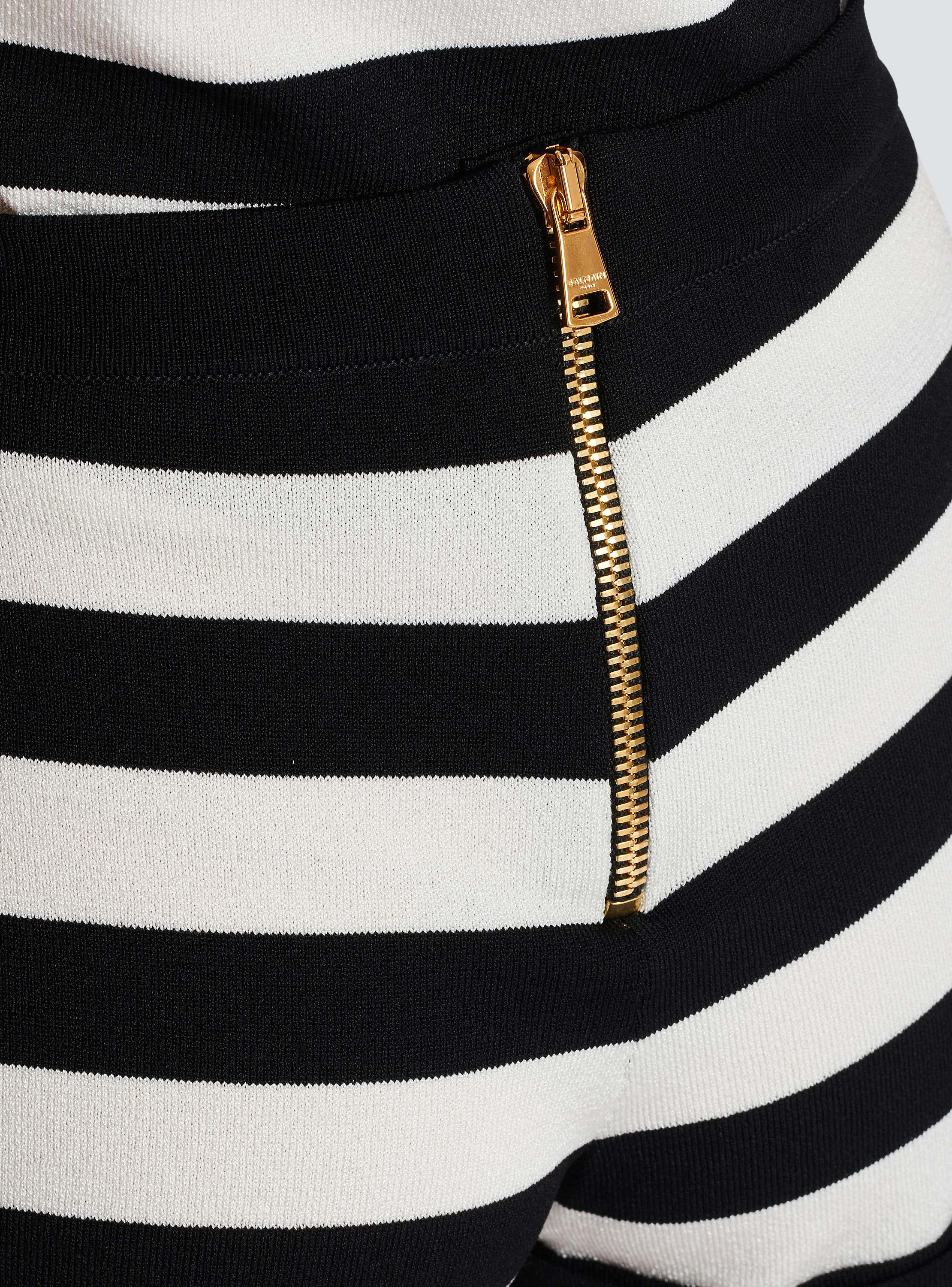 Marinière knit shorts