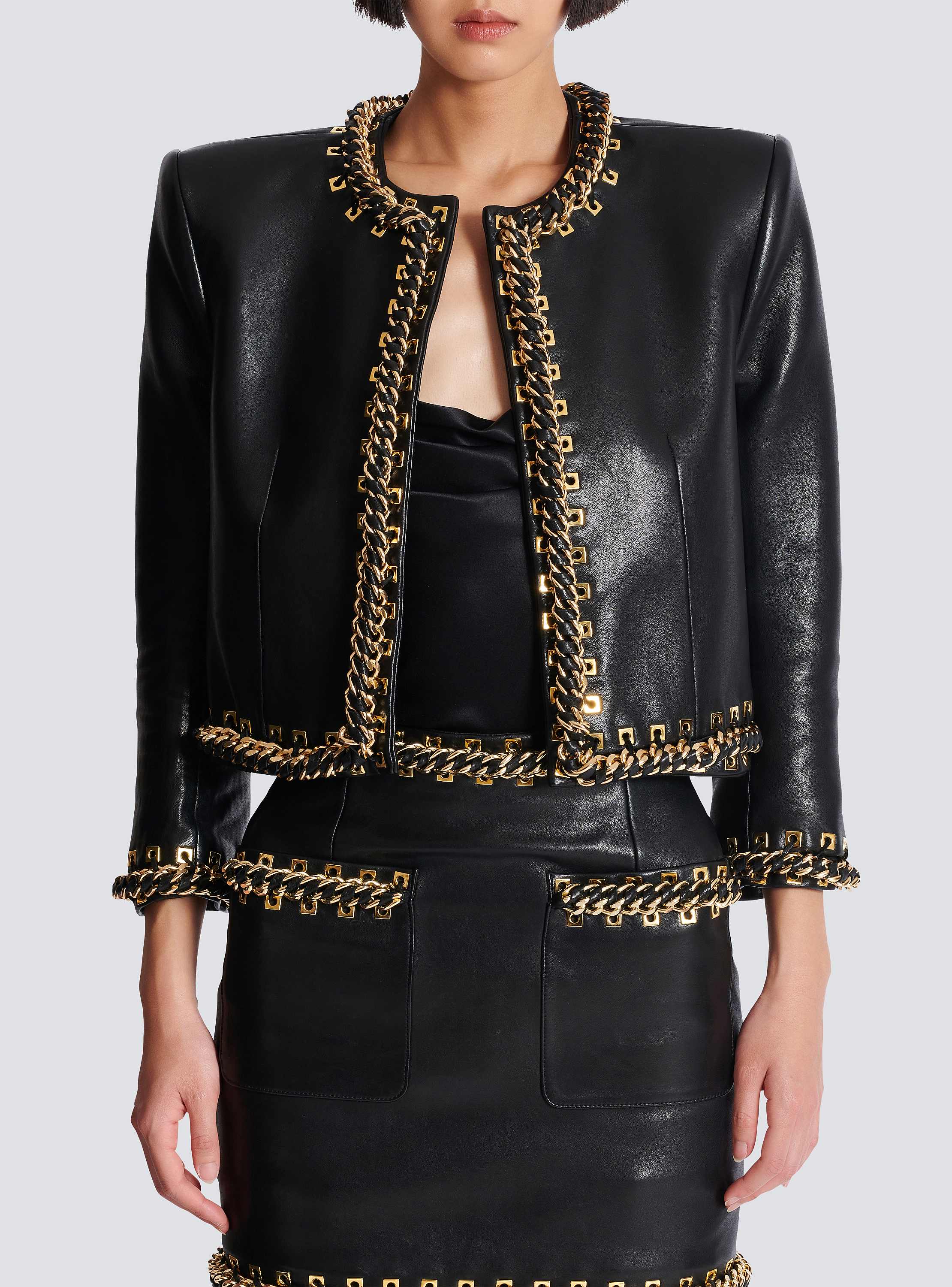 【関税込み】Balmain ブラック Edge-To-Edge ツイードジャケット Edge-to-edge tweed jacket black - Women | BALMAIN