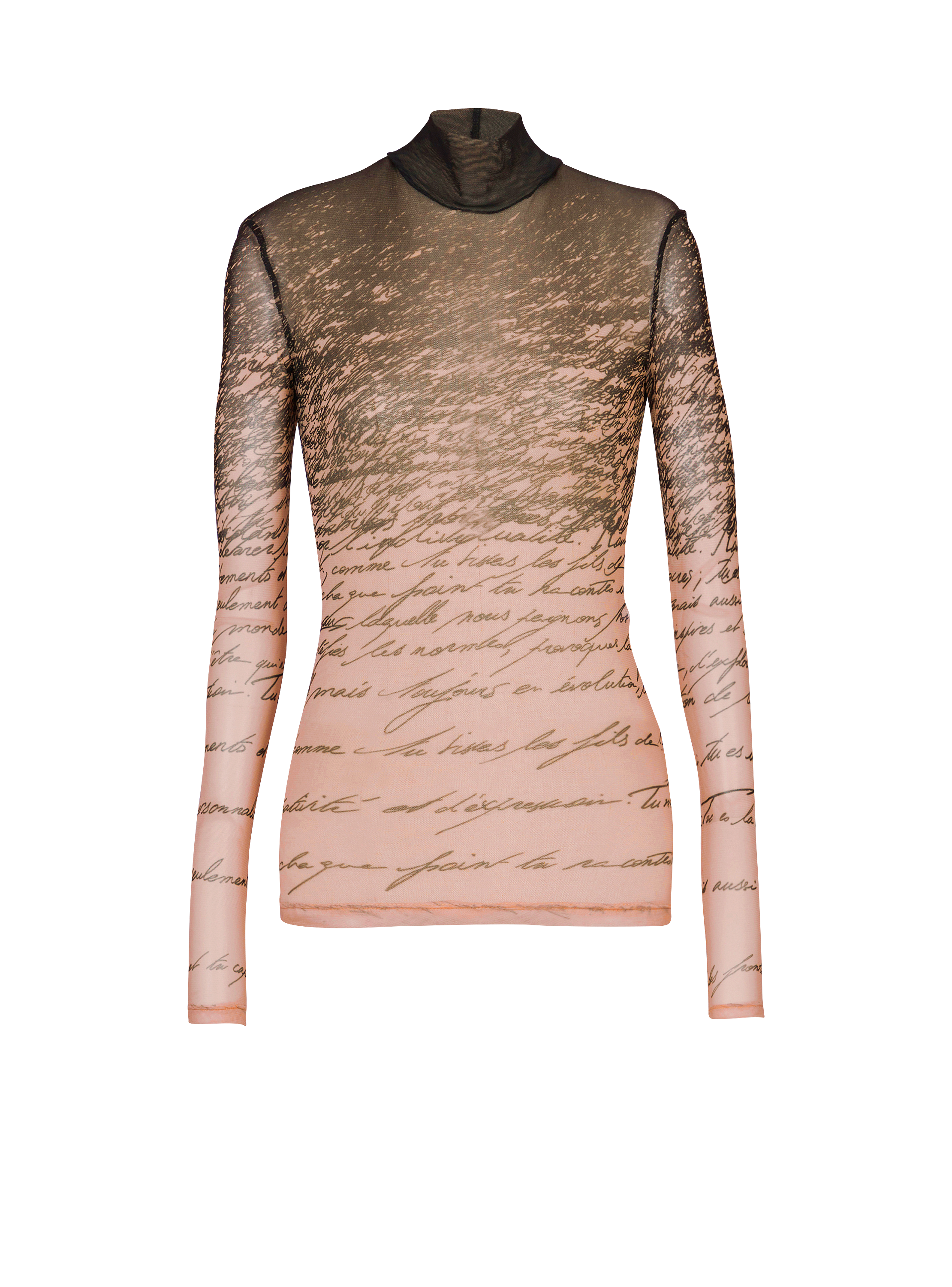 Long-sleeved top with "Love Letter" print