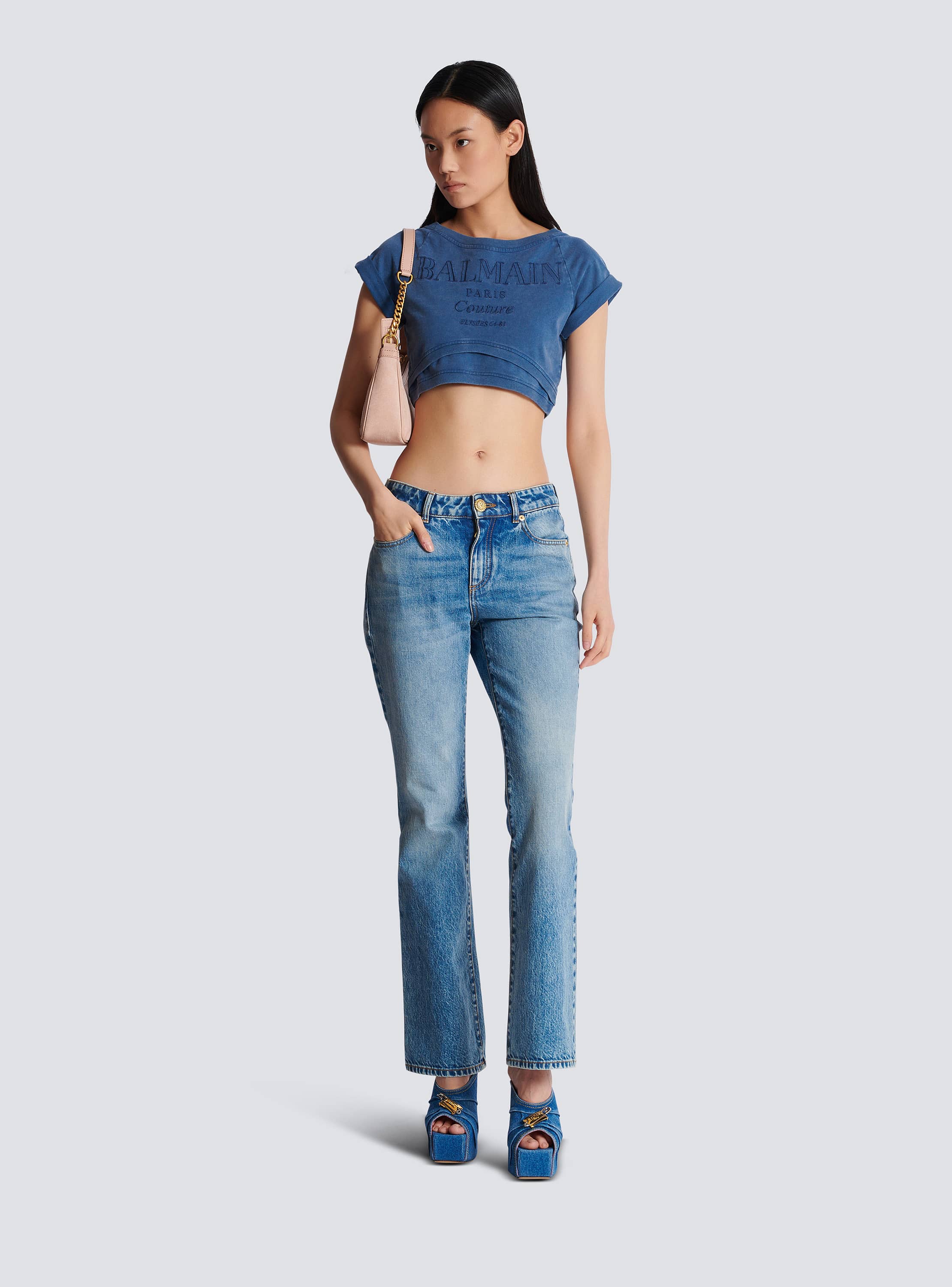 BALMAIN  PARIS グレーポンチョ　カシミヤ100% BALMAIN カシミヤ 100% ロング ポンチョ マント ケープ コート