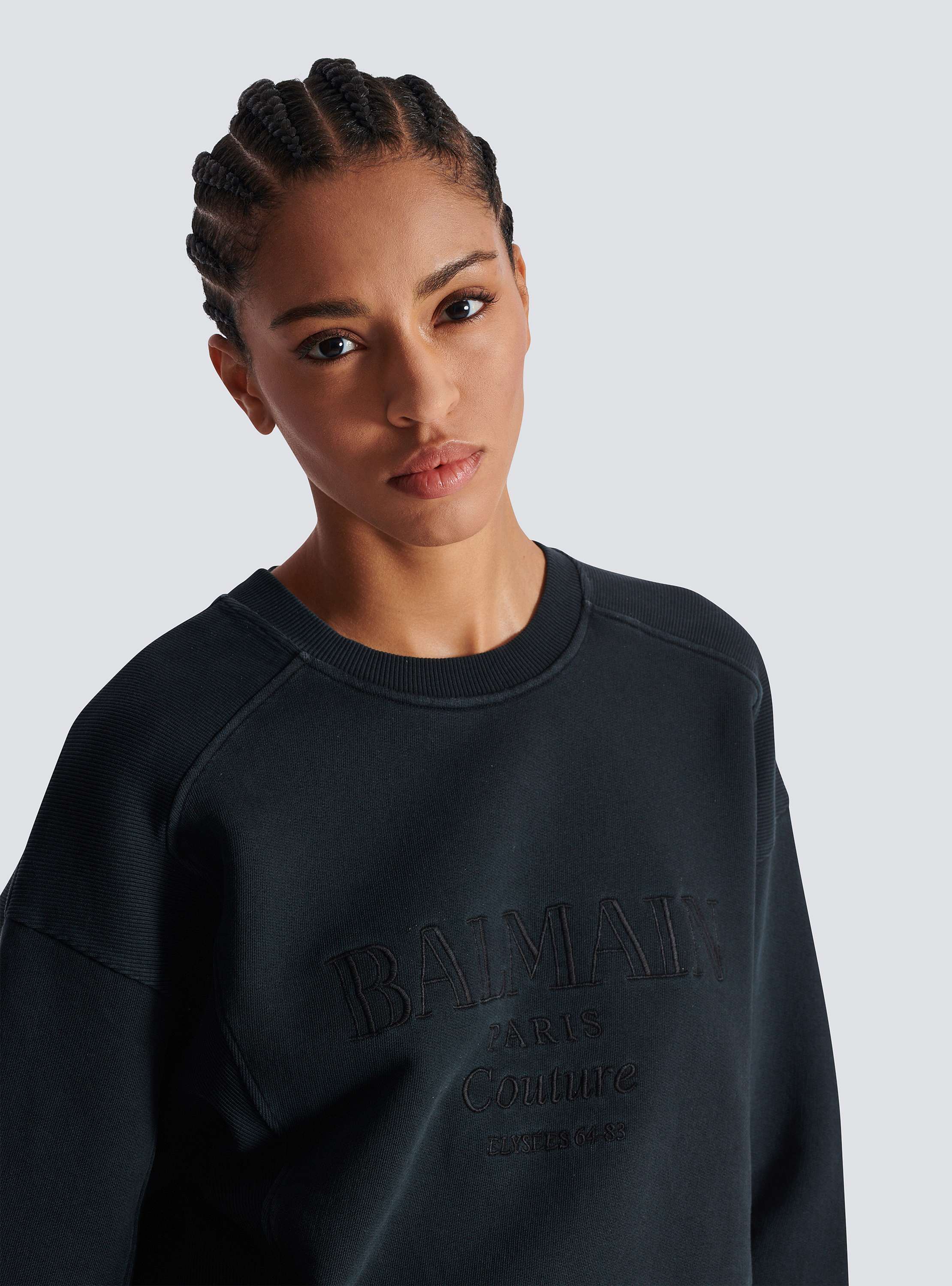 Balmain Couture刺繍 スウェットシャツ