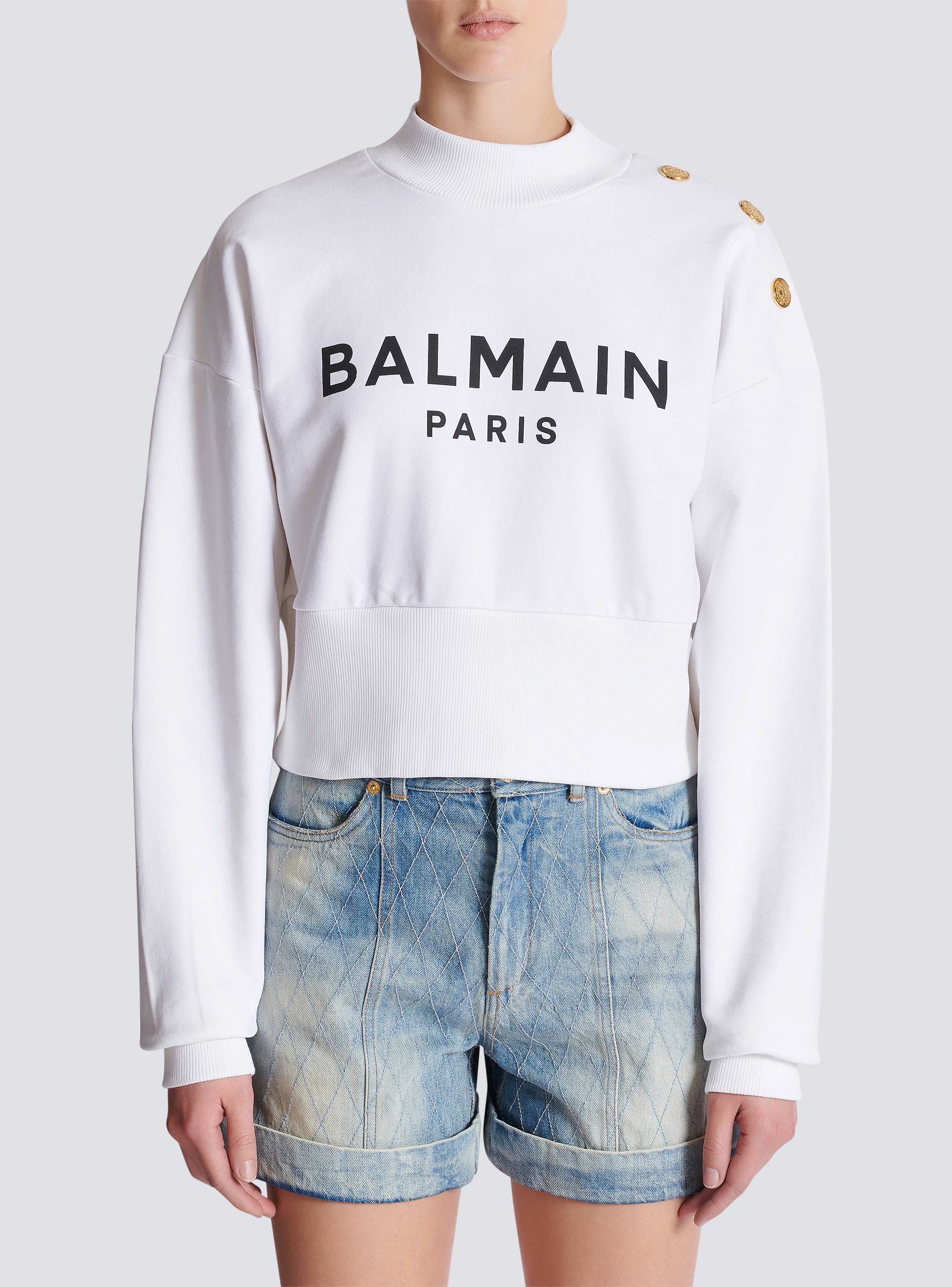 Printed Balmain Paris sweatshirt