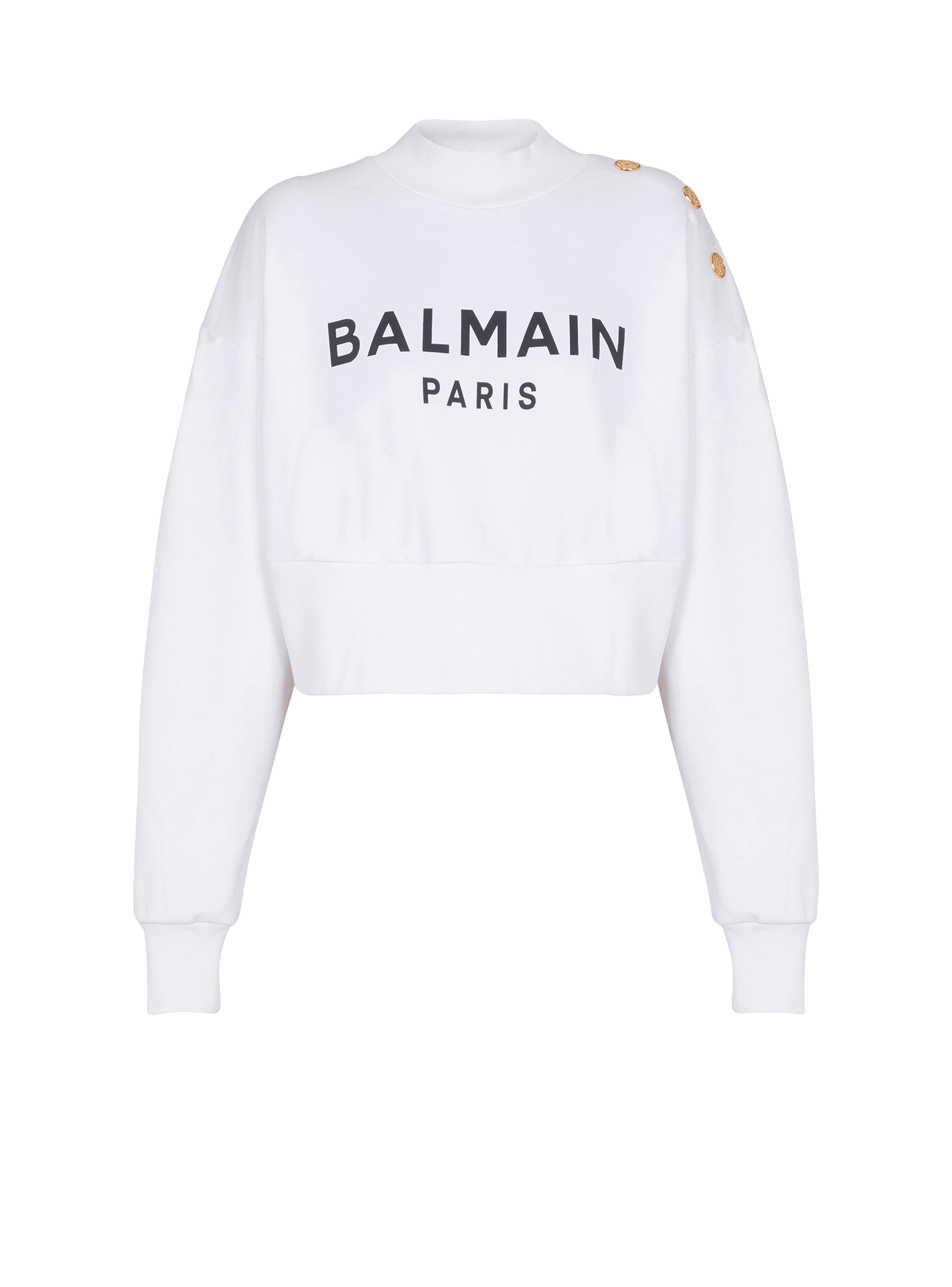 Sweatshirt mit Balmain Paris-Print