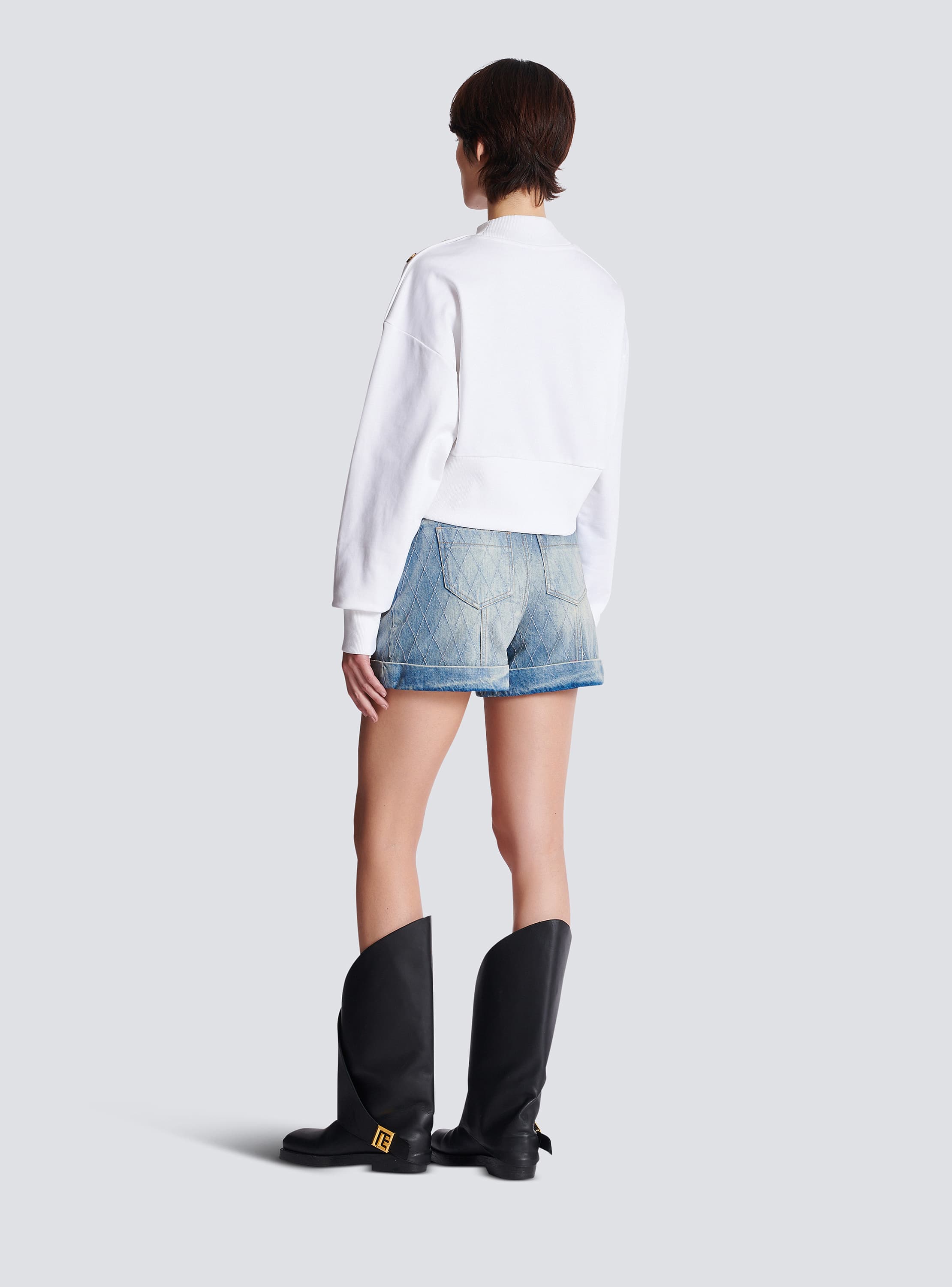 Printed Balmain Paris sweatshirt