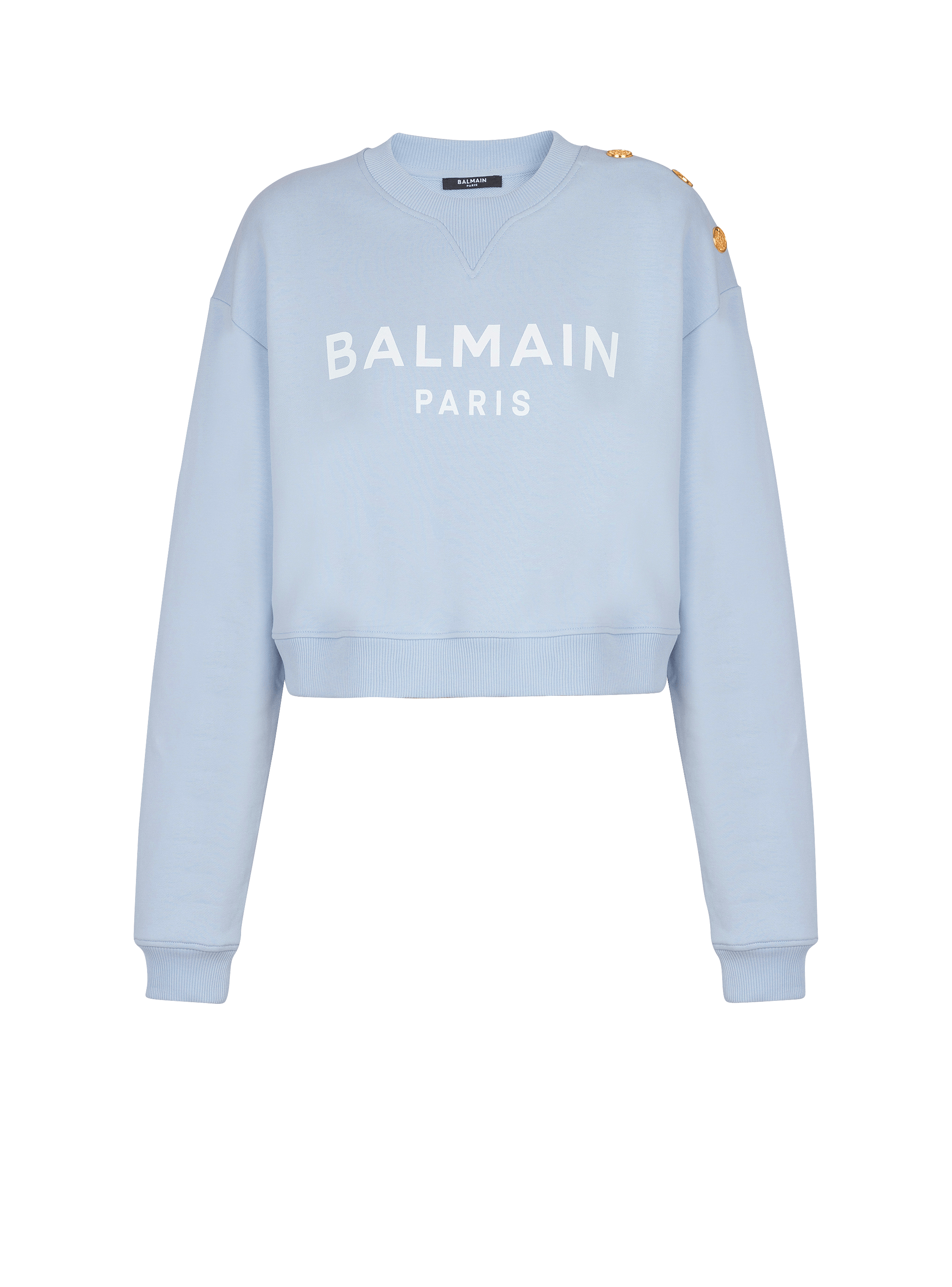 Sweatshirt mit Balmain Paris-Print