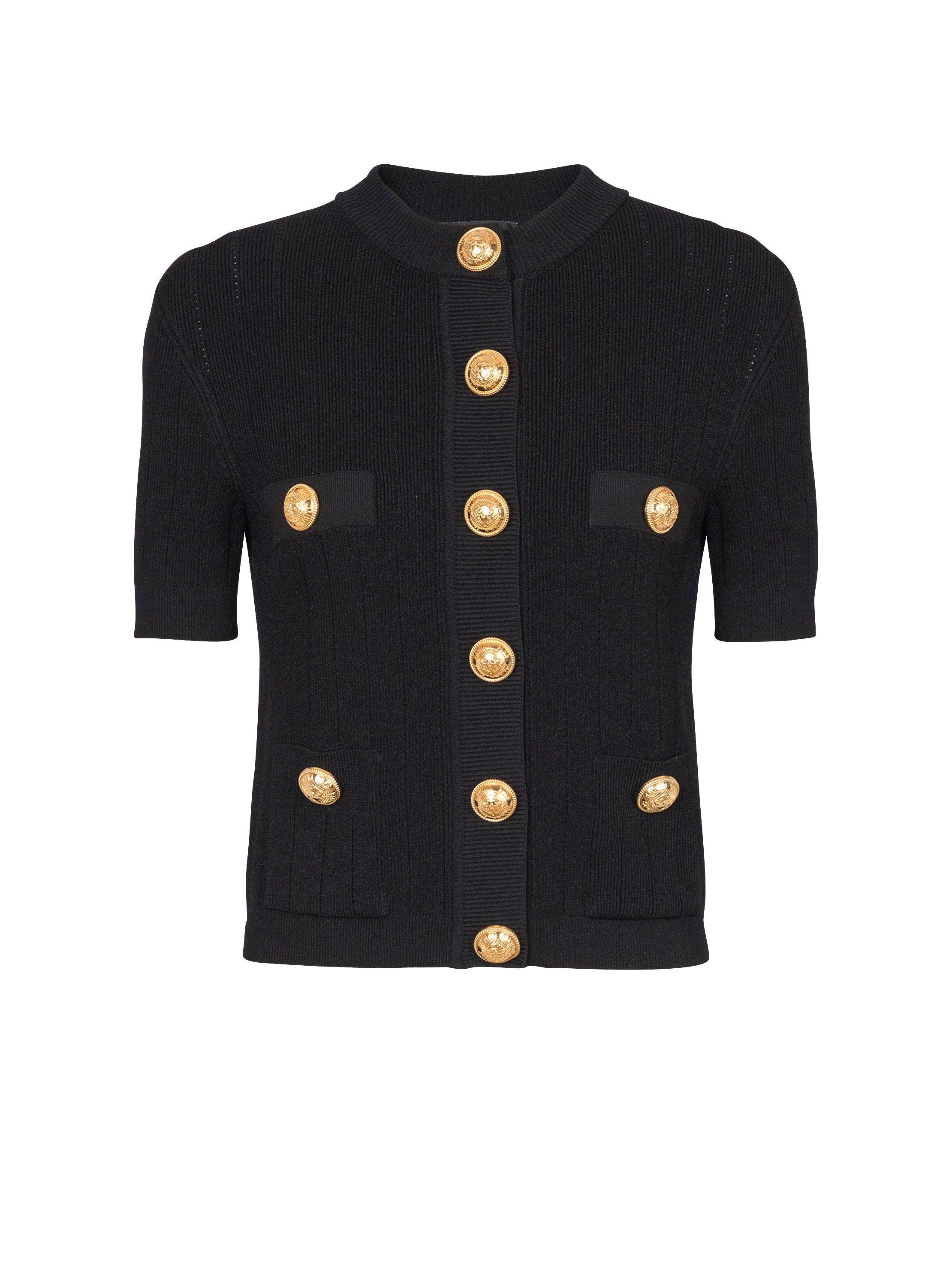 4-pocket knitted cardigan