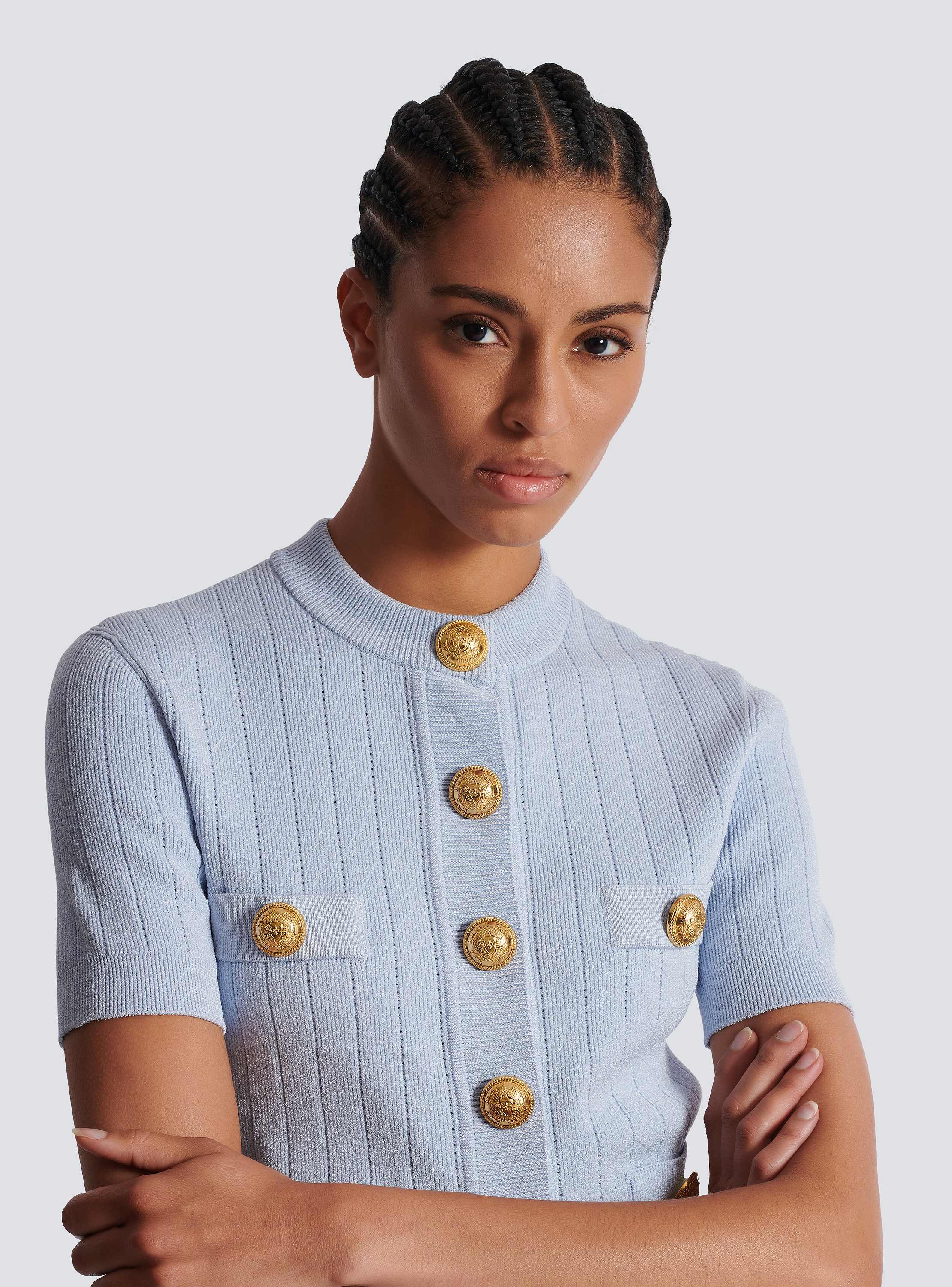 4-pocket knitted cardigan