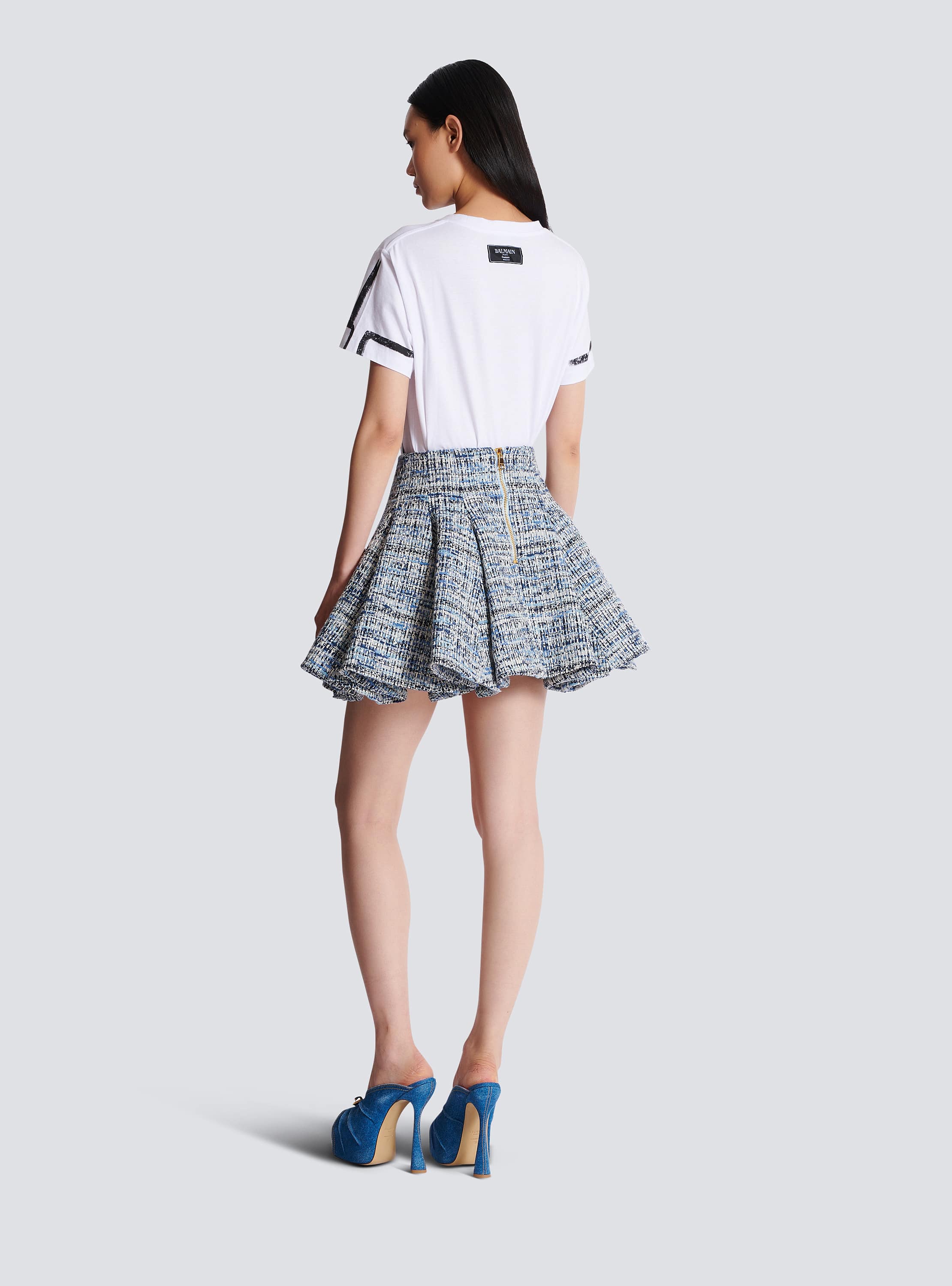 再入荷商品 ツイード プリーツフレアスカート - Women | BALMAIN スカート