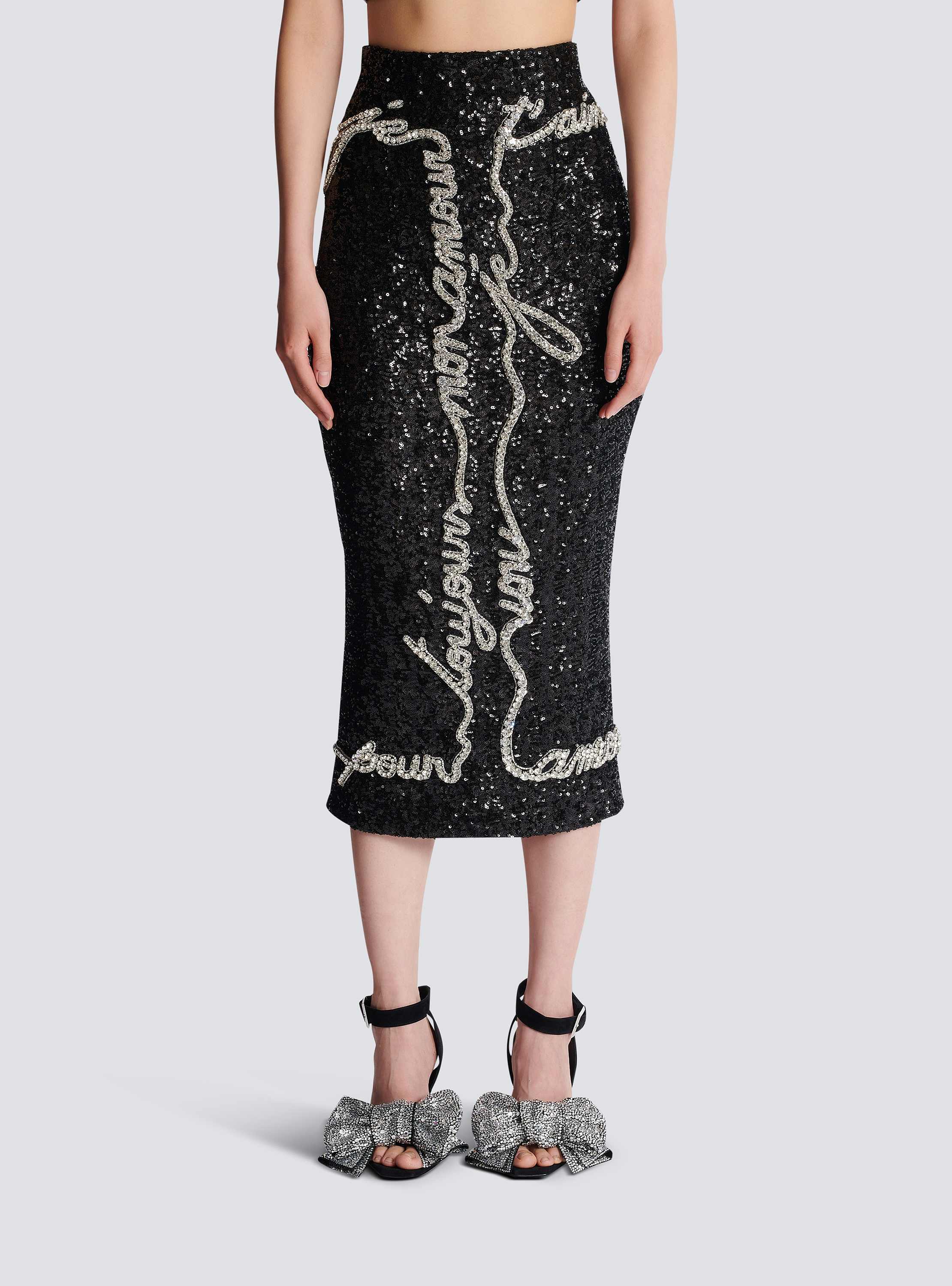 BALMAIN レーススカート