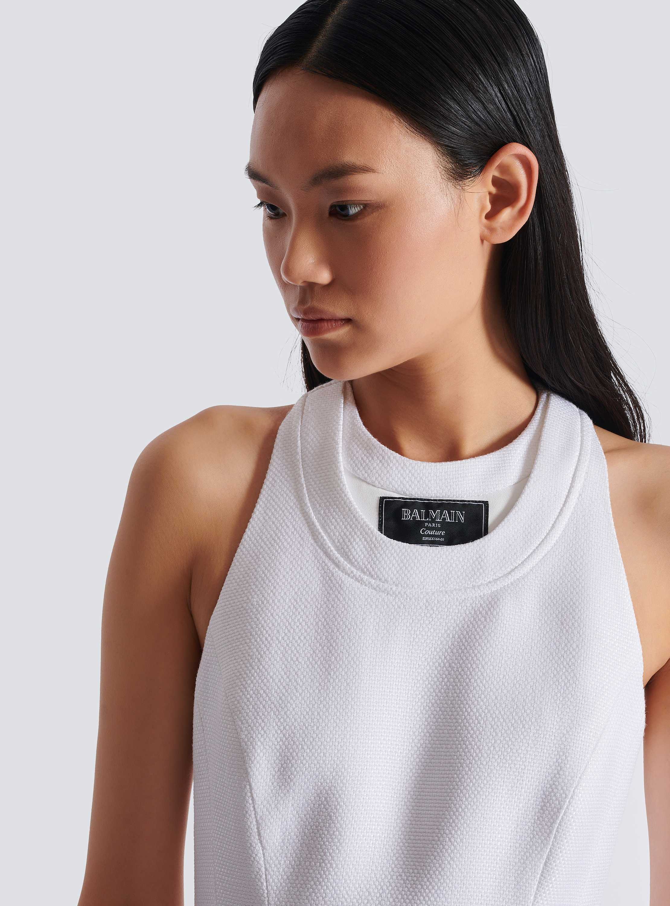 Flared pleated dress