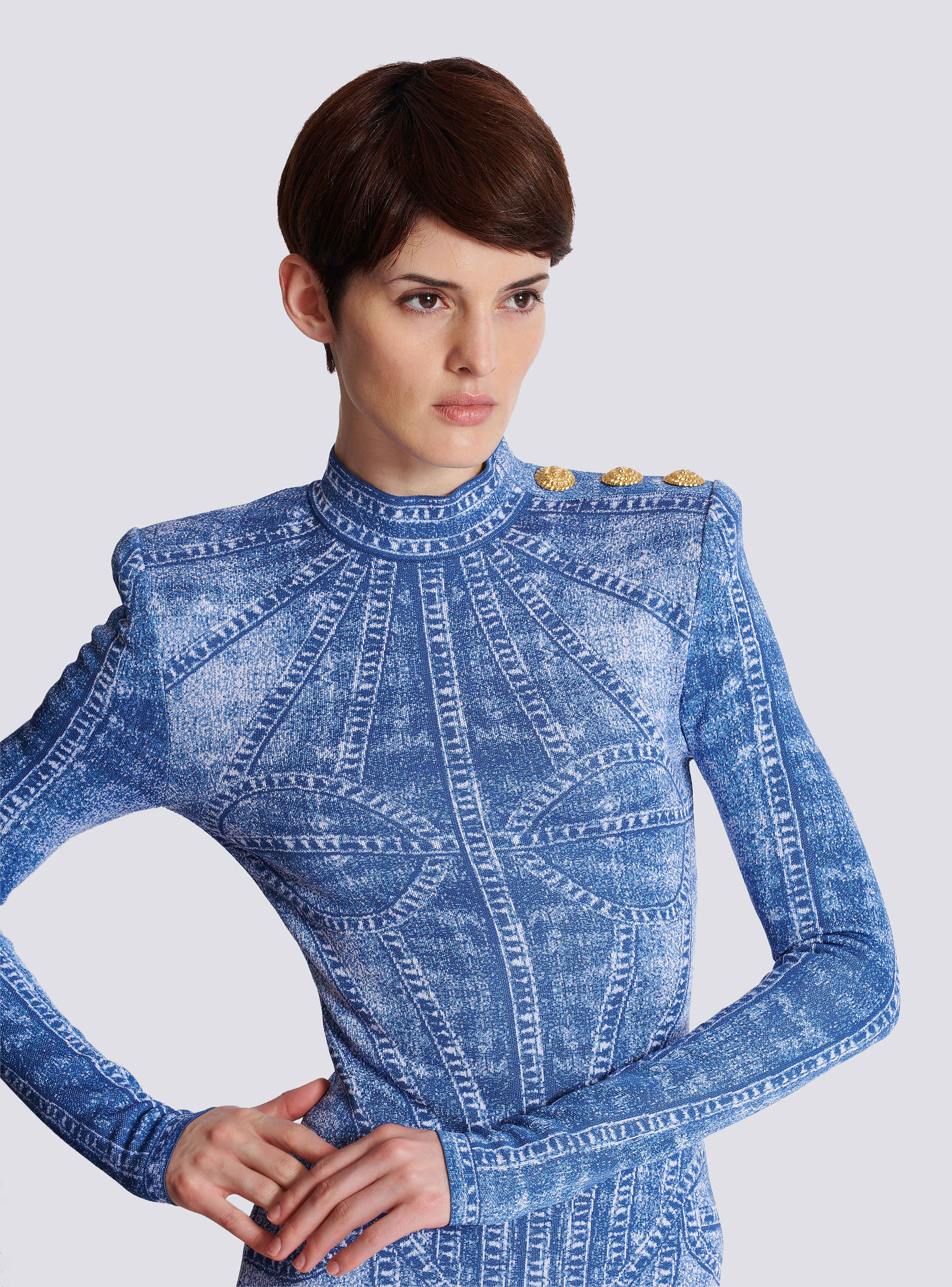 【BALMAIN】sequin-embellished jacquard-knit ジャケット Balmain sequin-embellished Tweed Jacket | Black | FARFETCH
