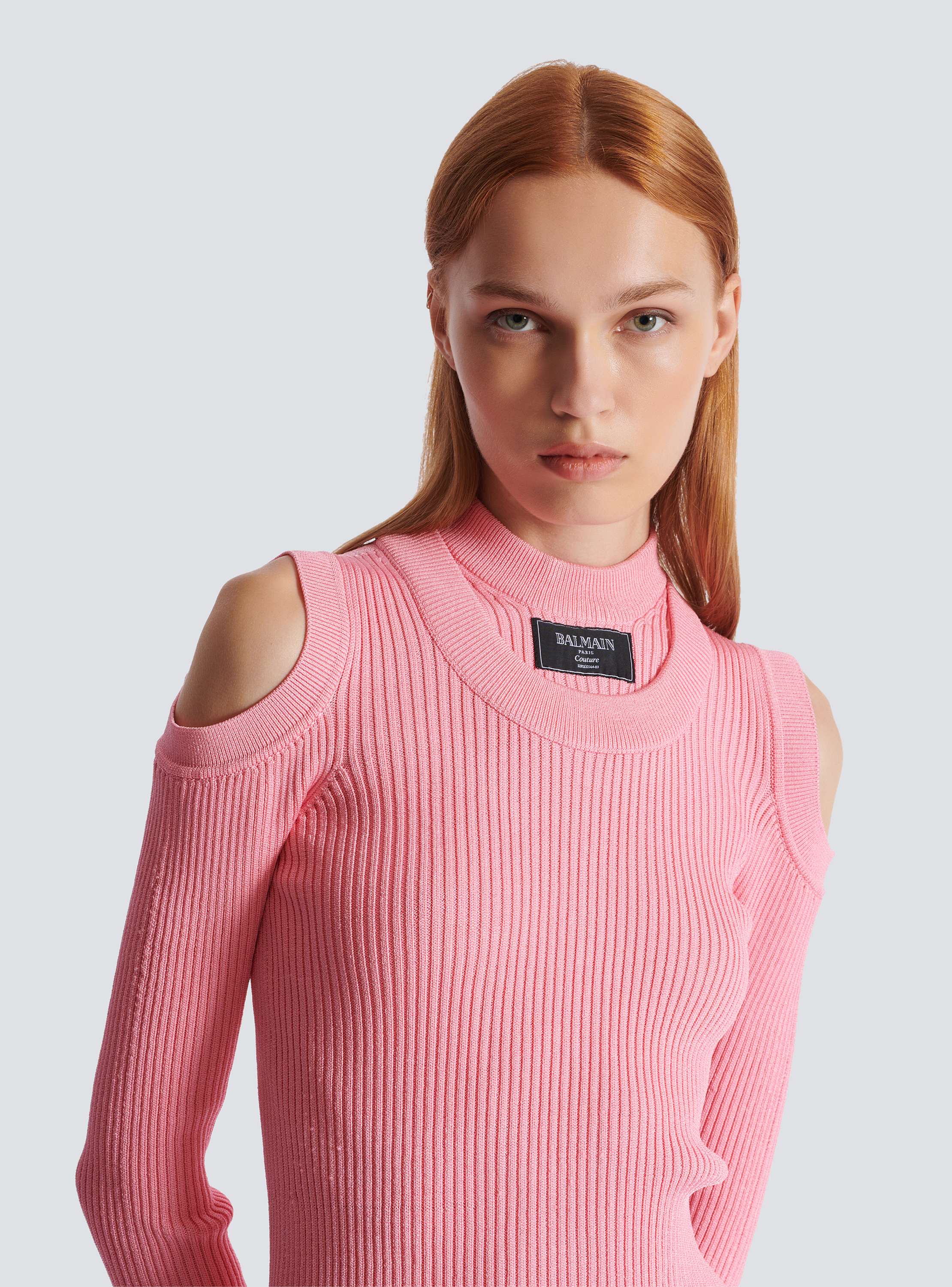 Knit dress pink pink - Women | BALMAIN