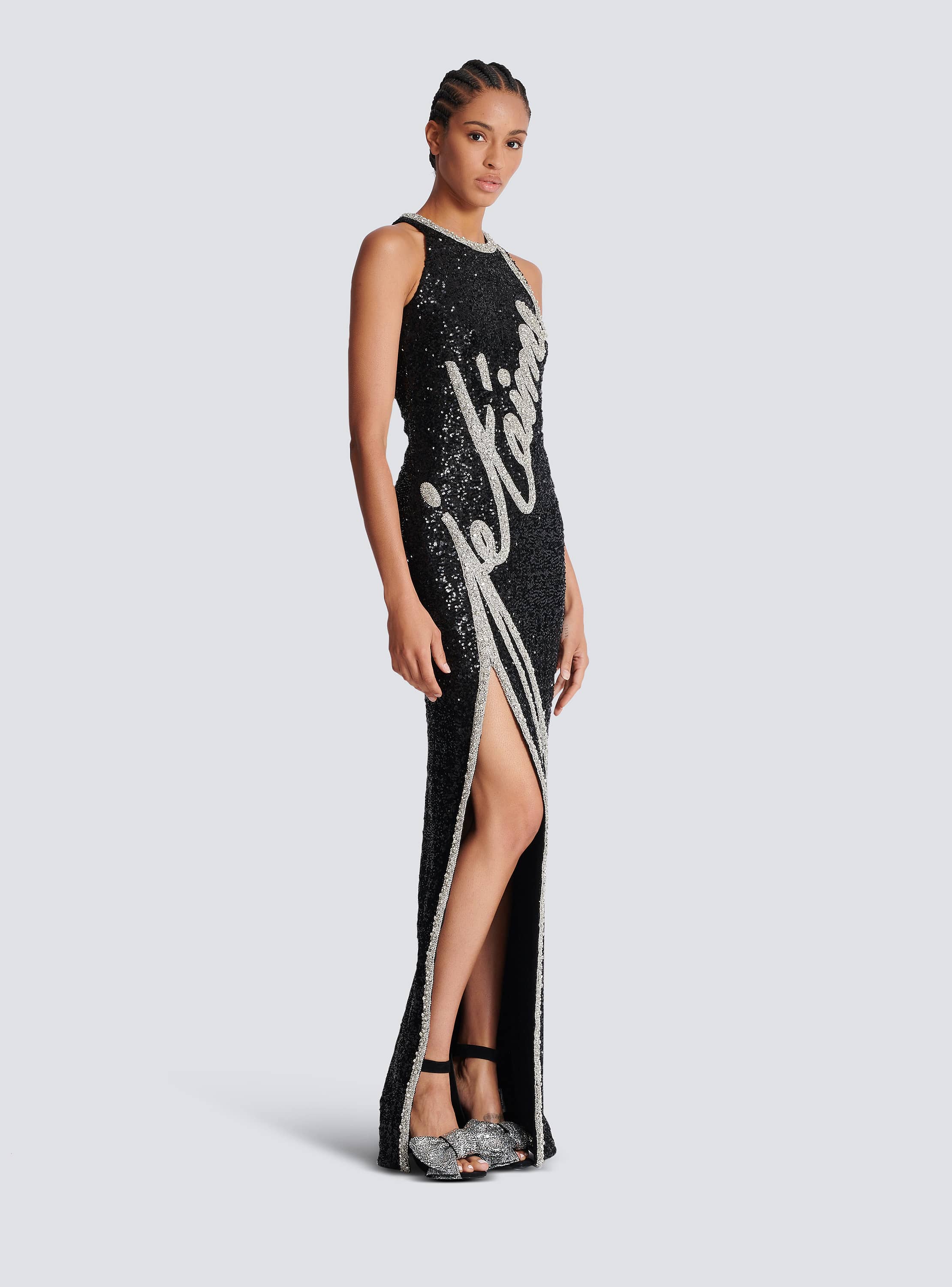 パーティードレス BALMAIN EF1RO145PC75 Dresses Long 