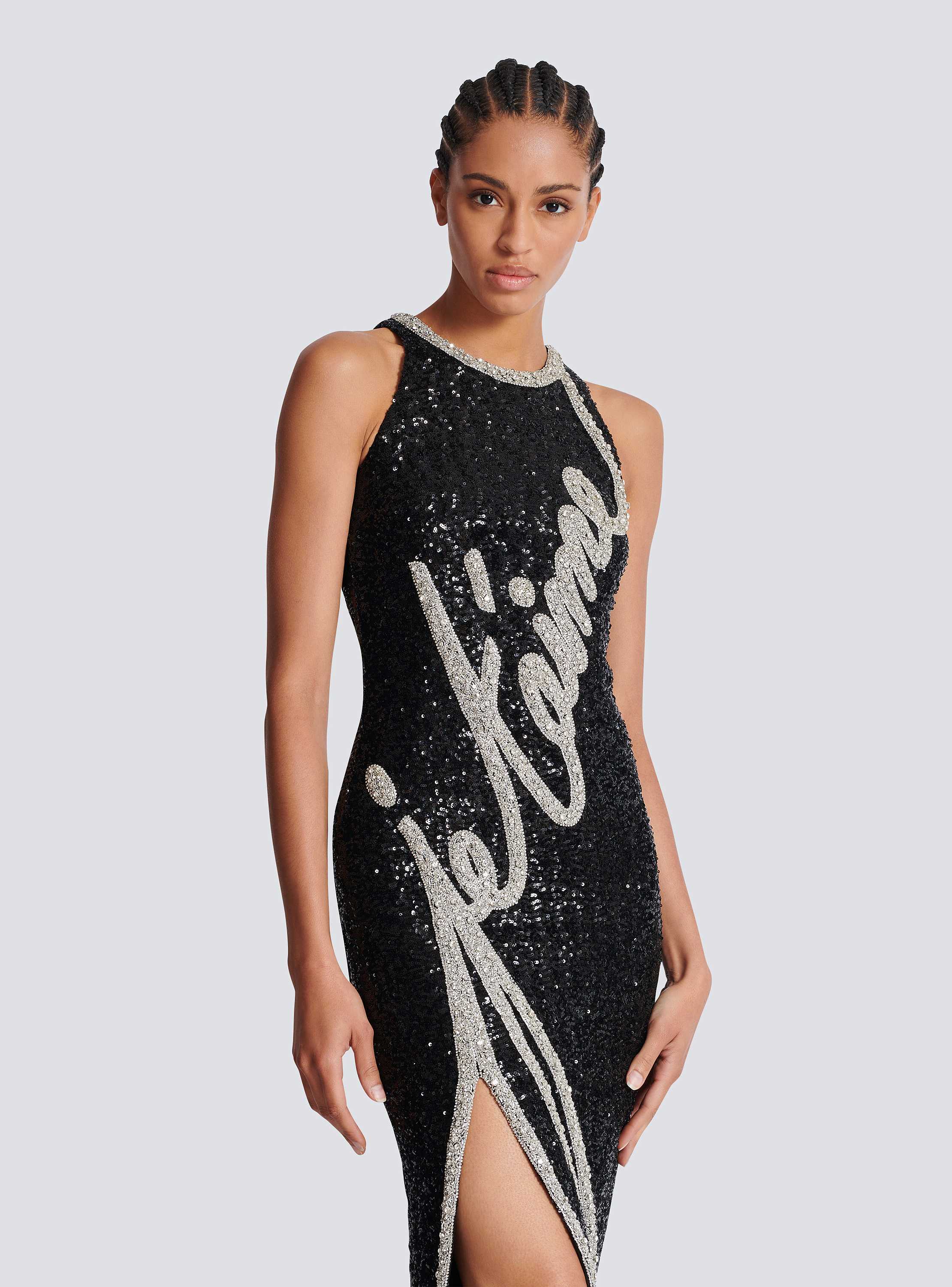 パーティードレス BALMAIN EF1RO145PC75 Dresses Long 