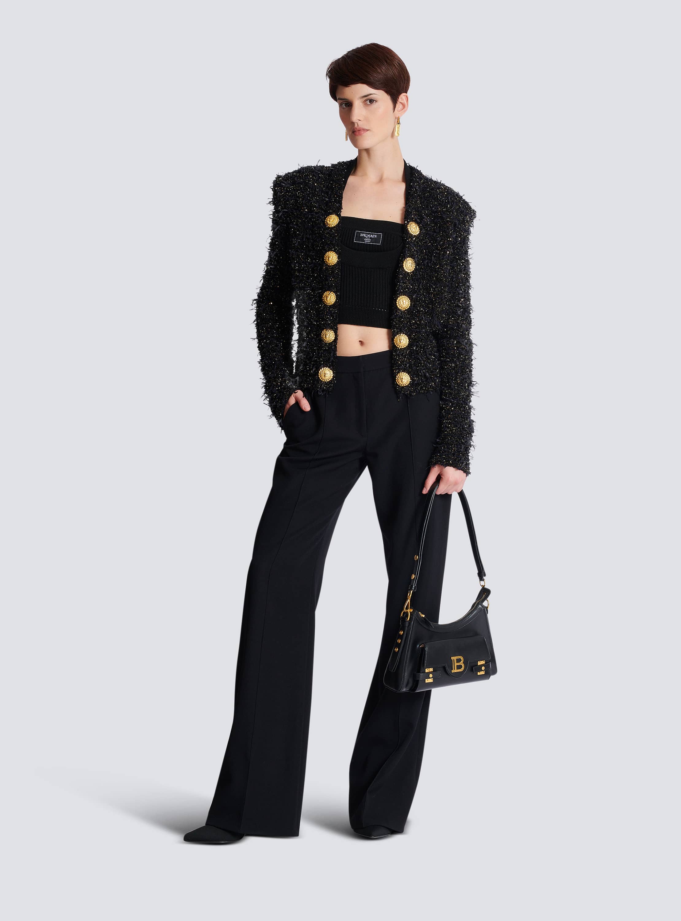 MUKZIN Linglong New Chinese-style Tweed Chanel Style Jacket