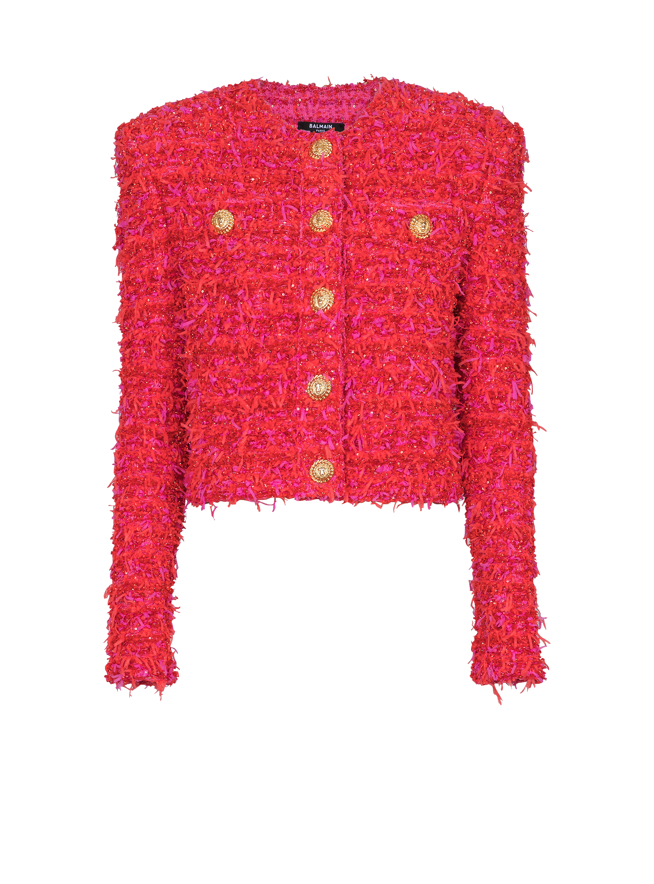 Cropped tweed jacket