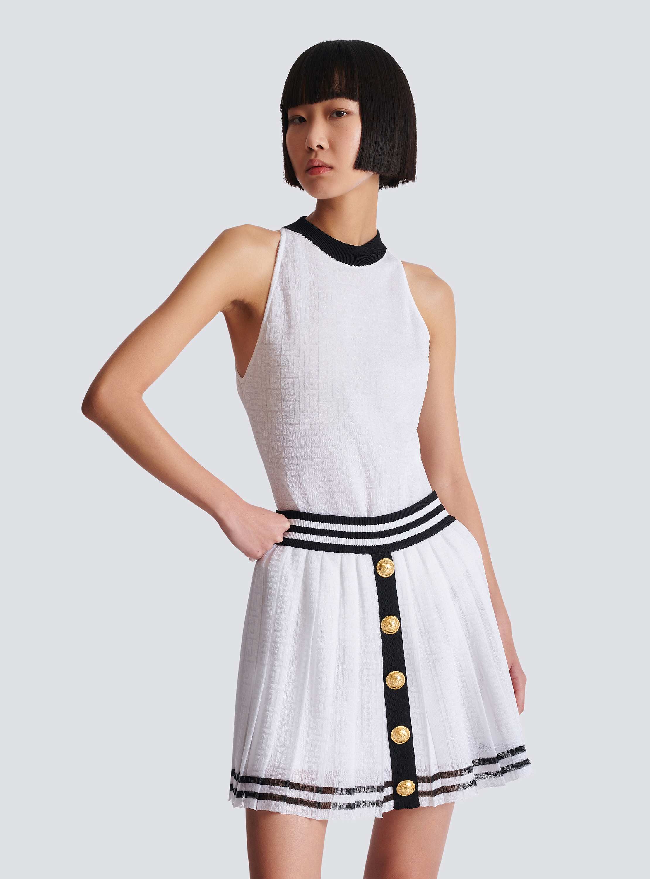 トップス NKNIT paper knit body suits high leg paper knit body suits | NKNIT
