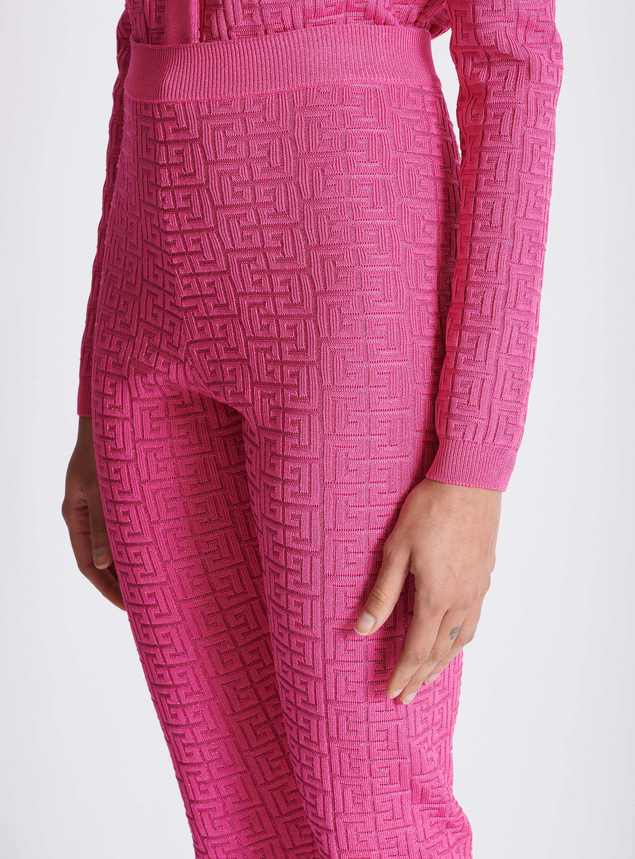 【送料&関税込】Balmain Leggings Jersey leggings with 6 buttons - Women | BALMAIN