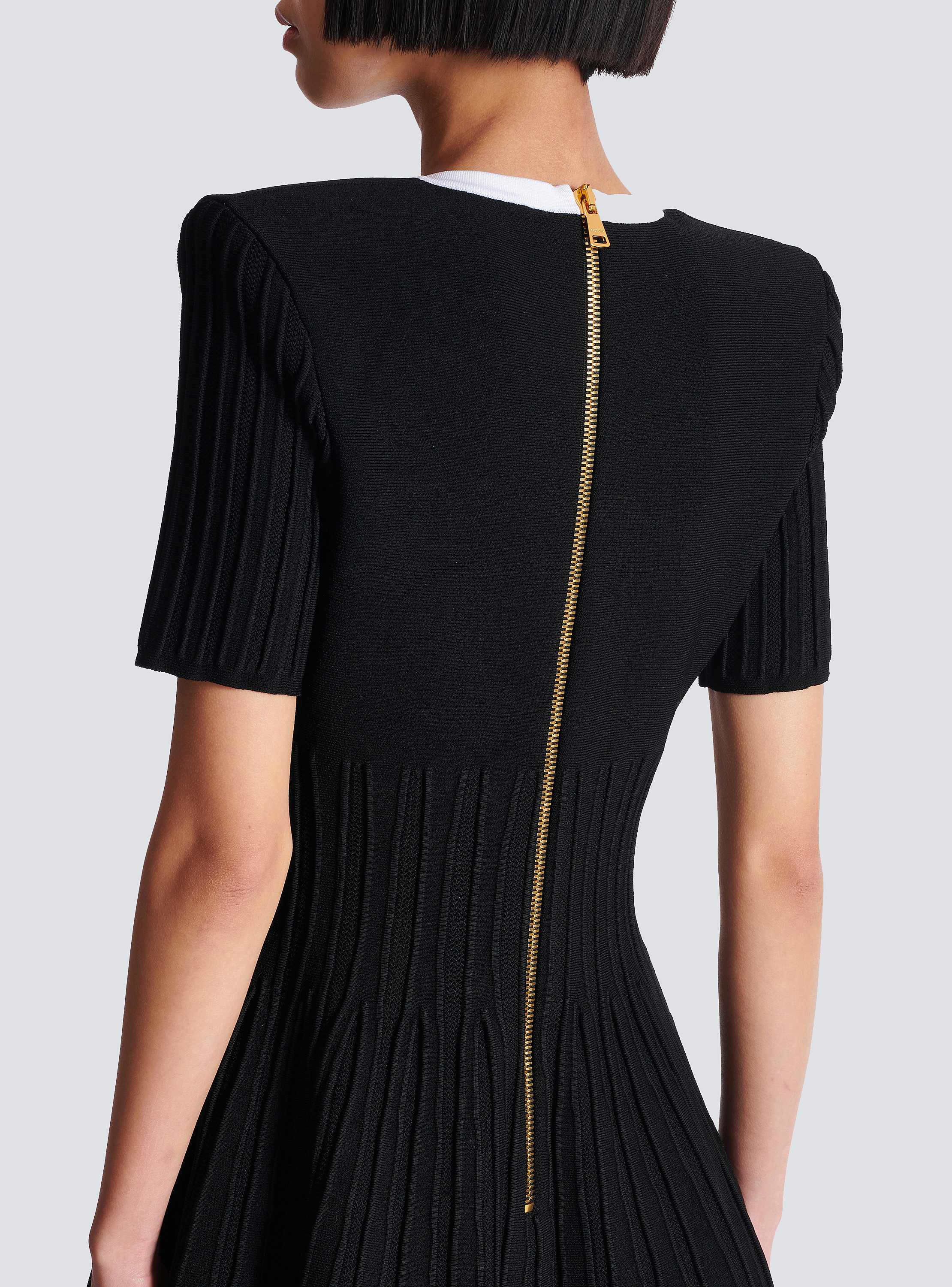 スカート BALMAIN Two-tone knit dress Two-tone knit dress with faux waistcoat design - Women | BALMAIN