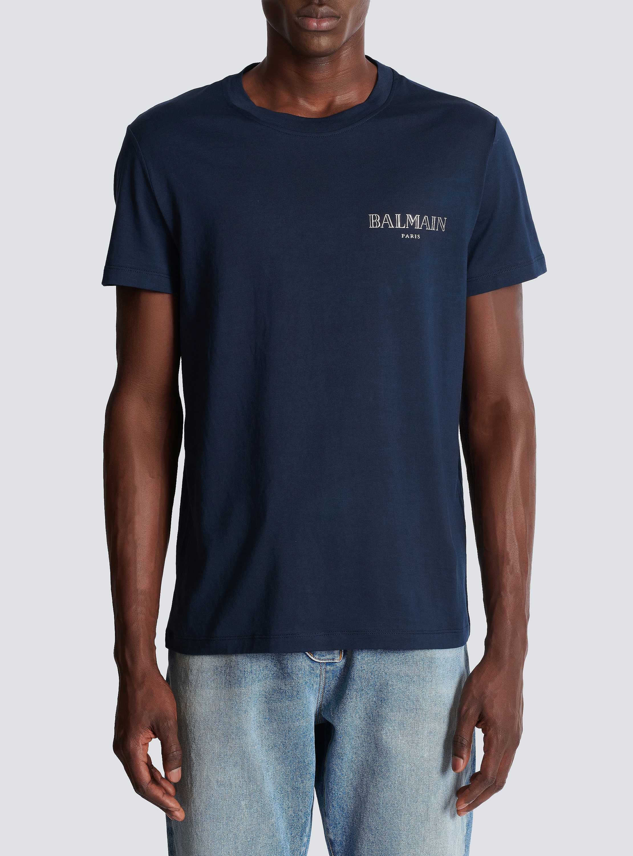 Balmainヴィンテージ ジェルロゴ Tシャツ - Men | BALMAIN