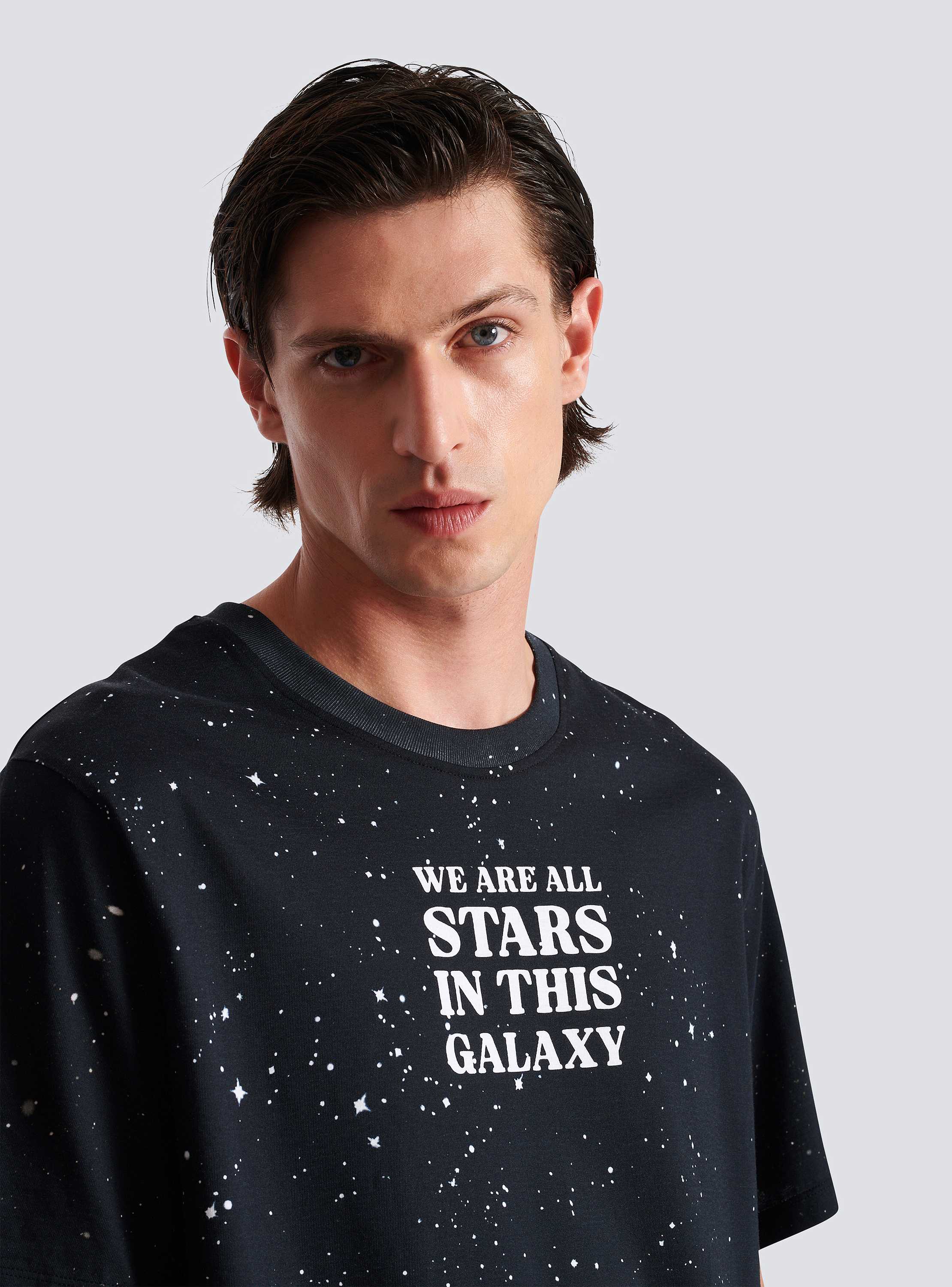 Earth & Stars print T-shirt - Men | BALMAIN