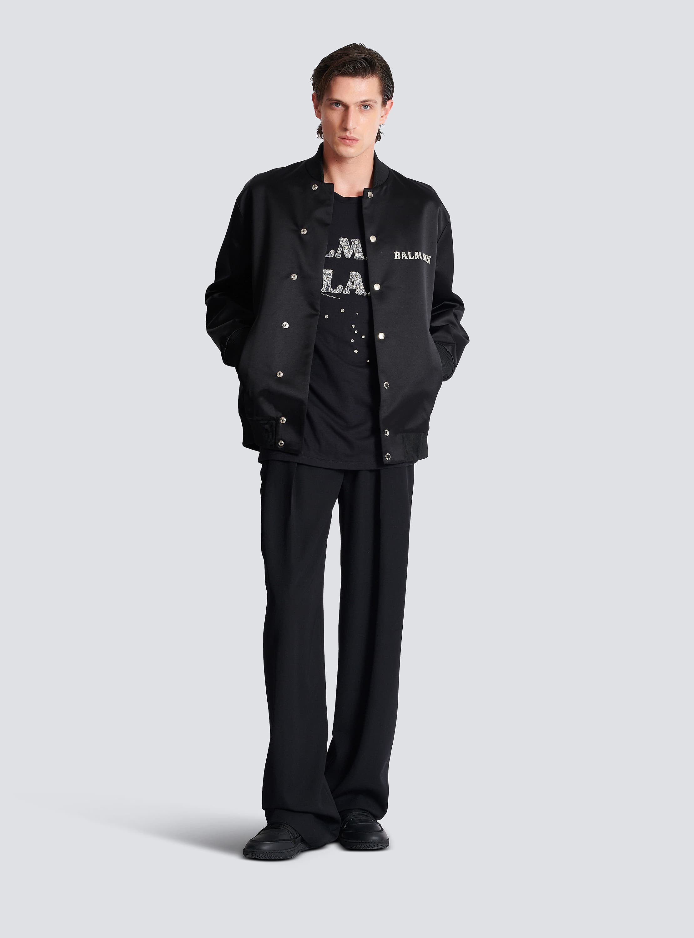 Embroidered Balmain Galaxy T-shirt - Men | BALMAIN