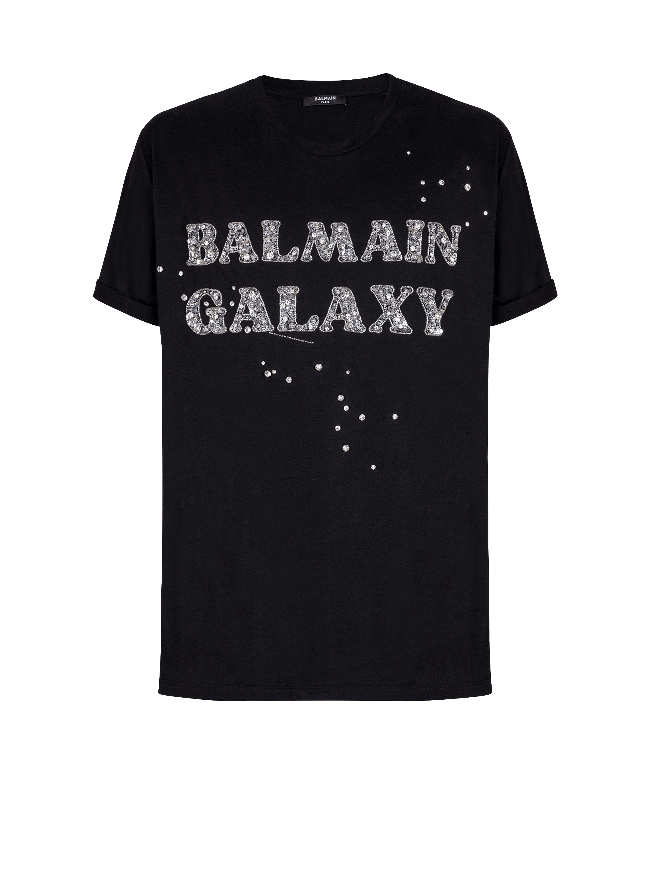 Balmain Galaxy 刺绣 T 恤