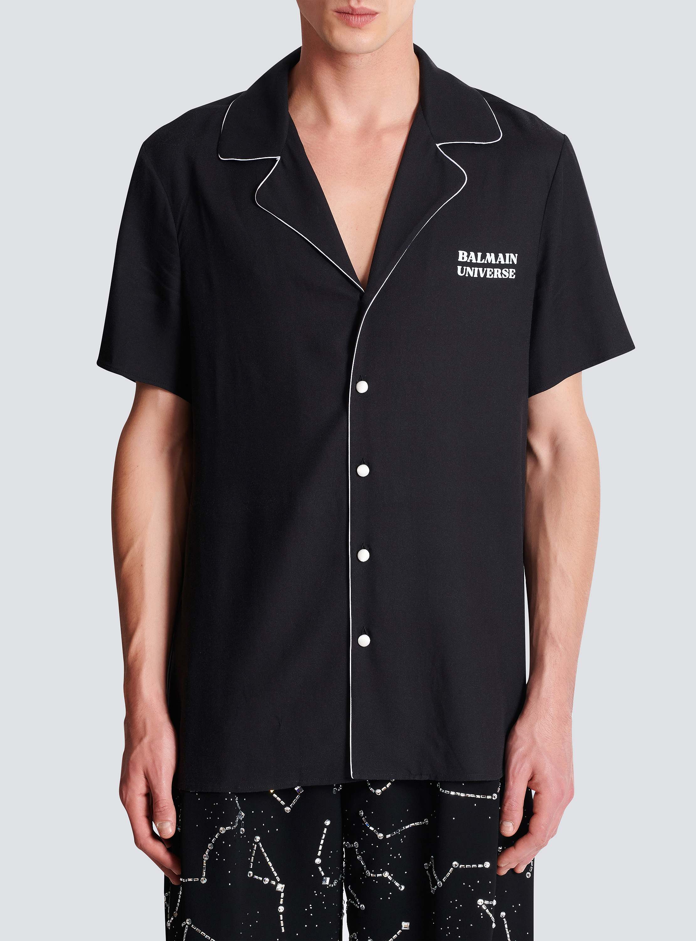 Pyjama shirt with 9 planets print