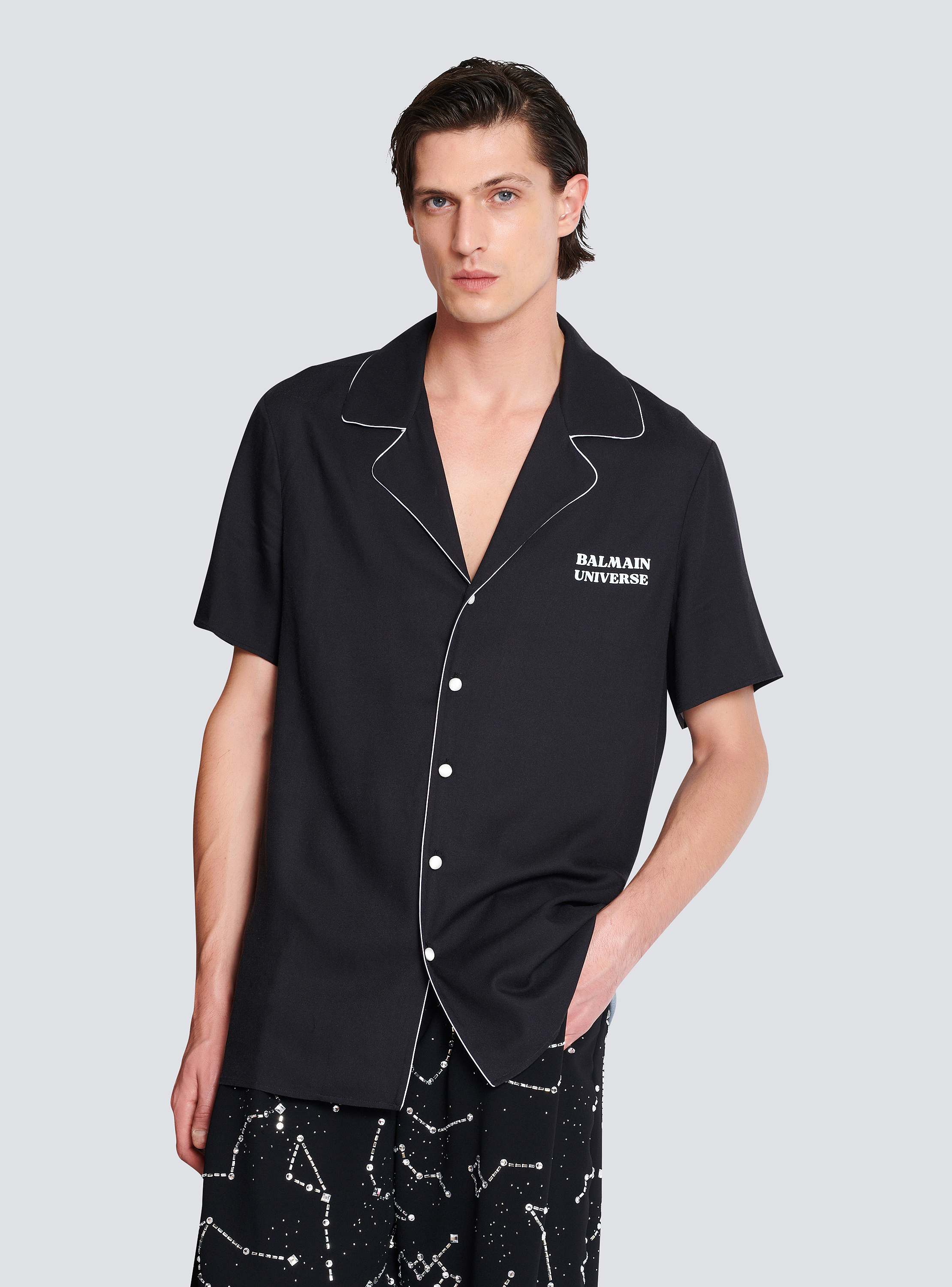 Pyjama shirt with 9 planets print