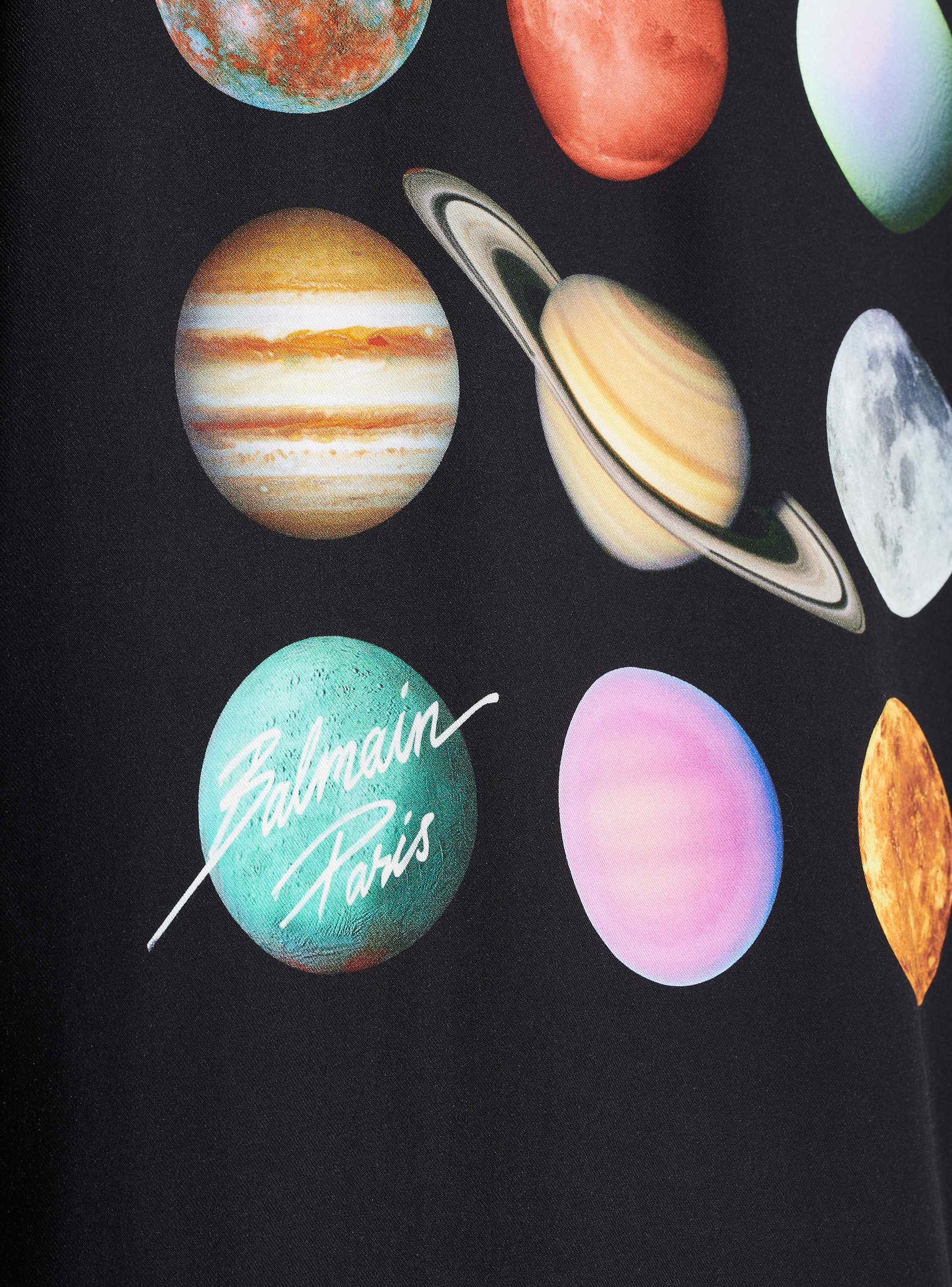 Pyjama shirt with 9 planets print