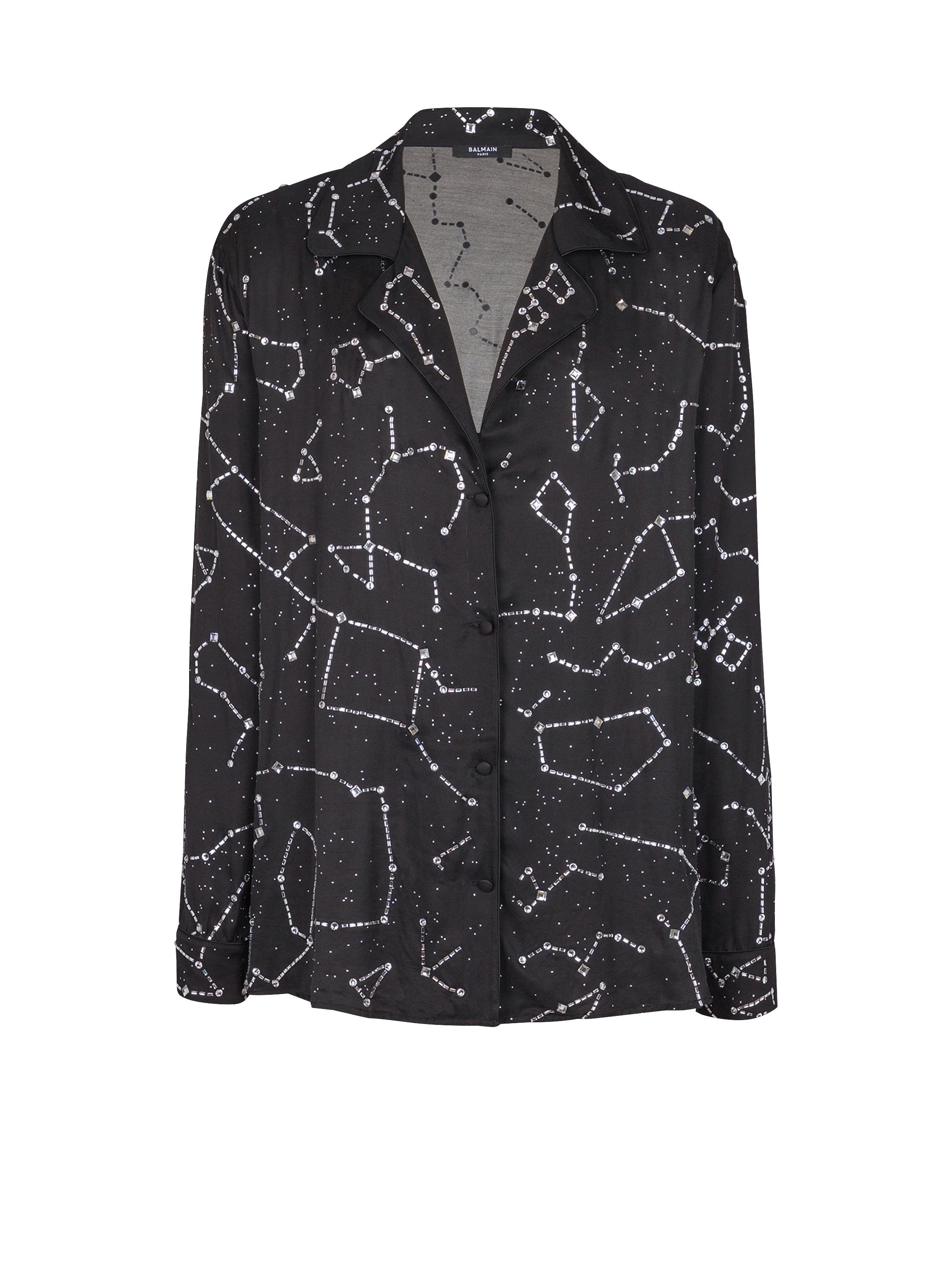 Chemise pyjama avec strass motif Constellation