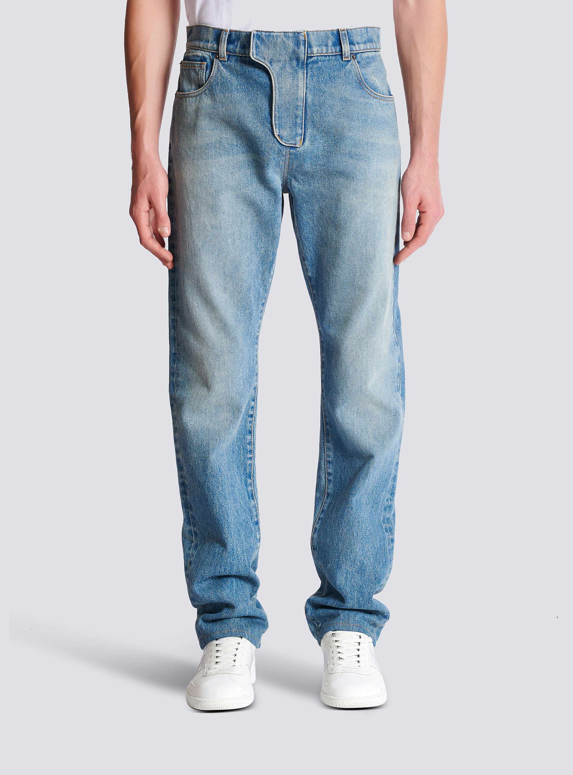 Regular-fit denim jeans - Men | BALMAIN
