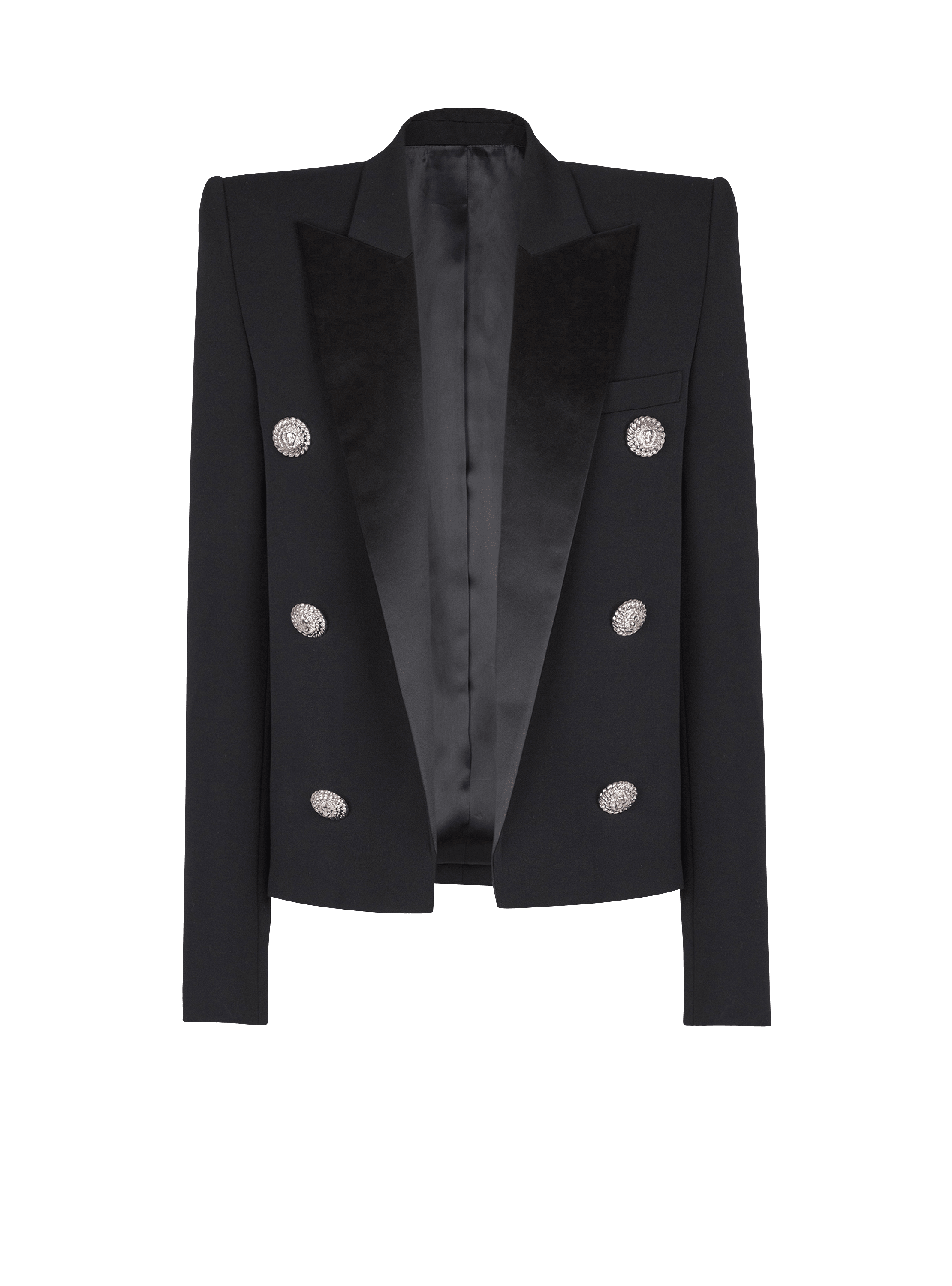 Six lion button spencer jacket