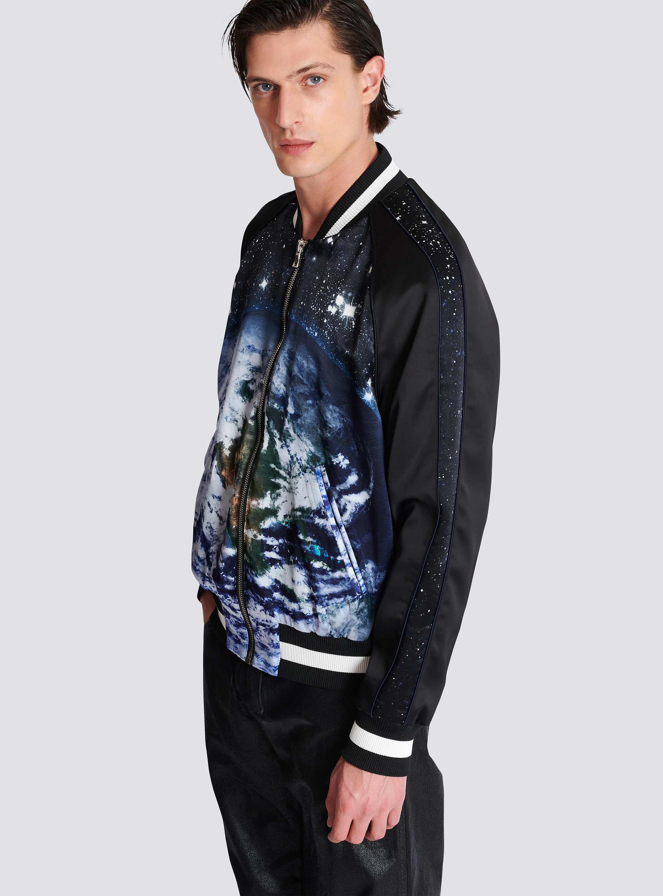 Printed Earth and Stars bomber jacket - Men | BALMAIN
