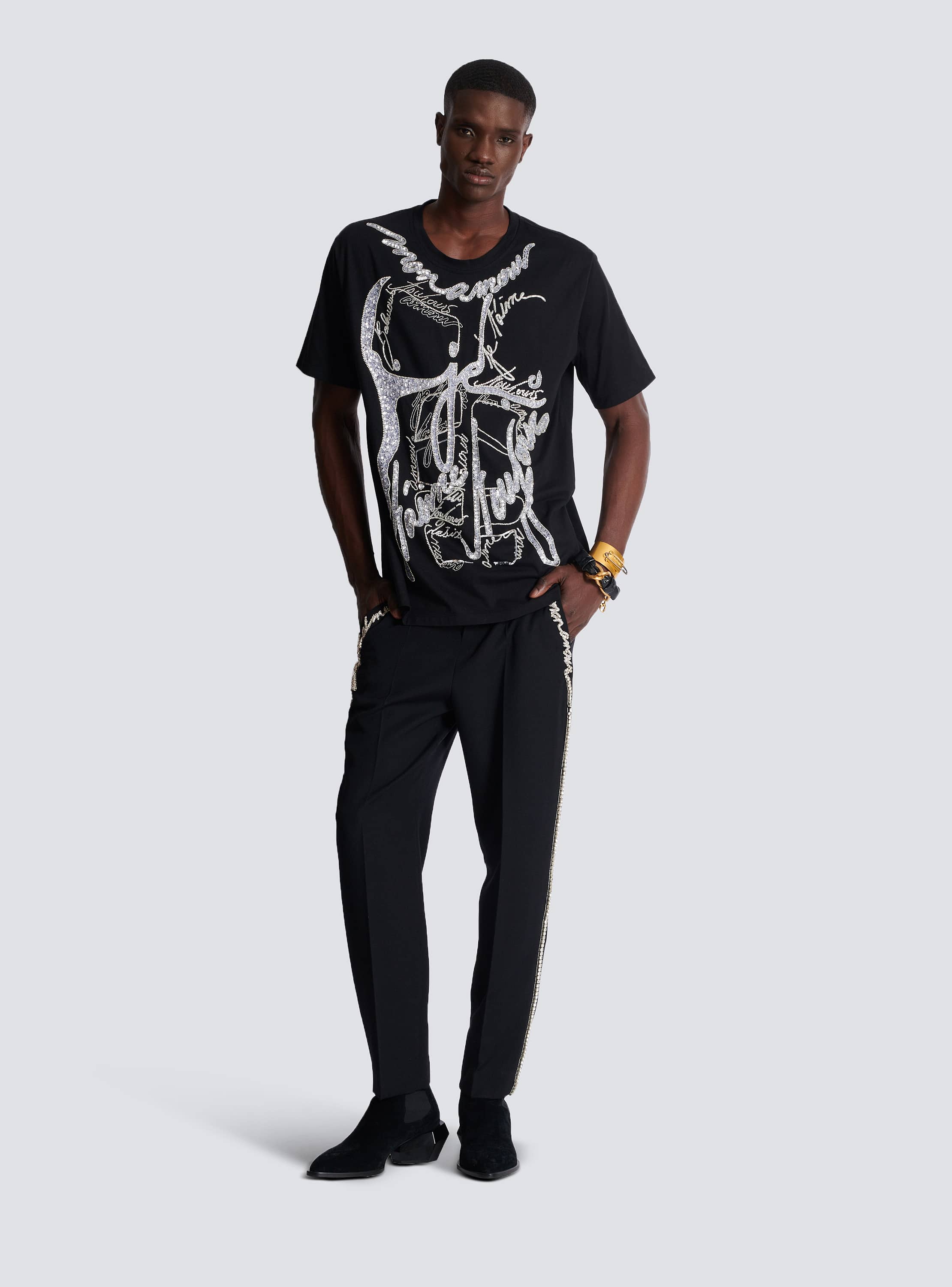 T-shirt with torso and 