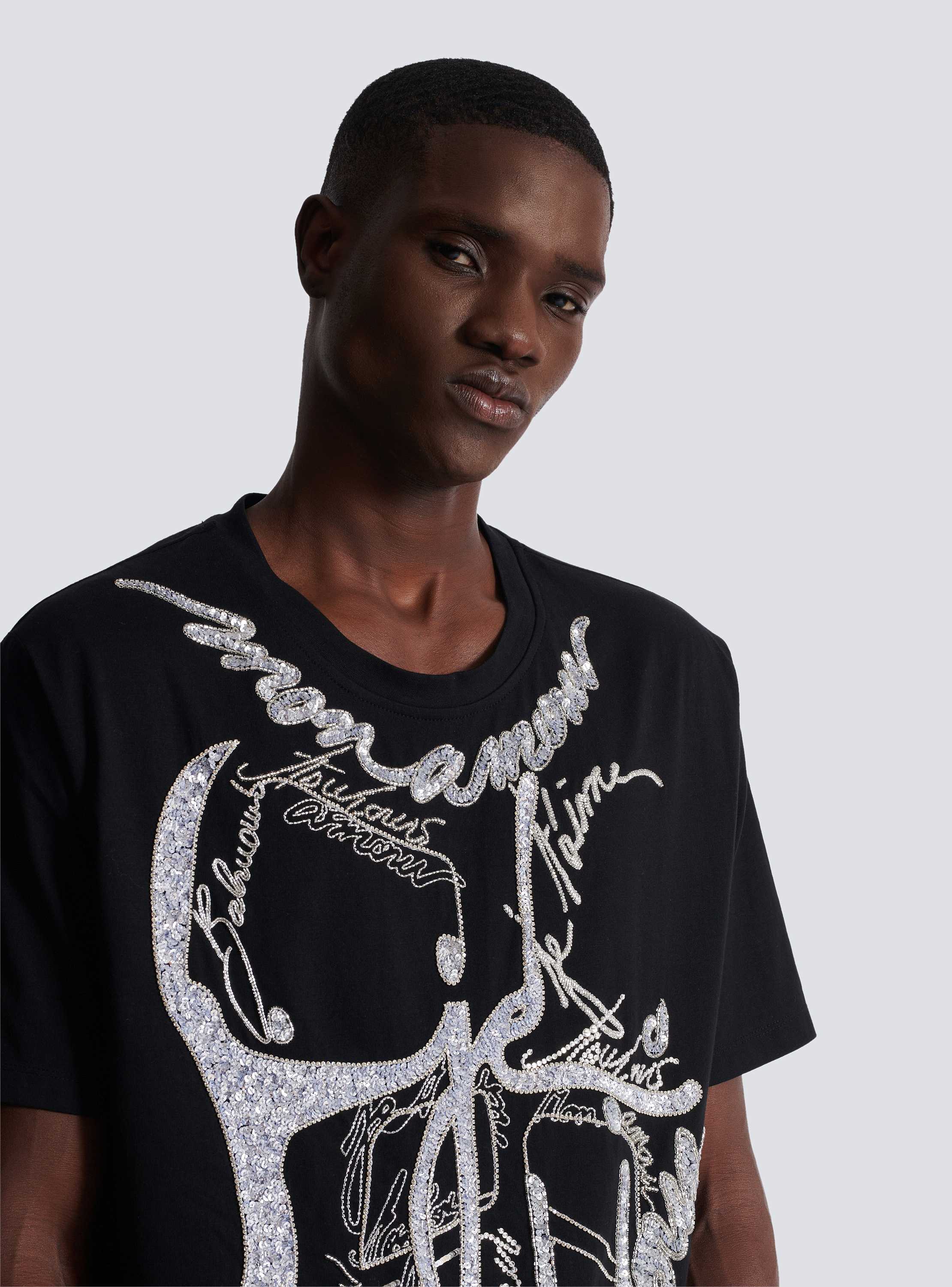 Tシャツ・カットソー BALMAIN SS25 \"LOVE LETTER\" T-SHIRT (EH1EK036GE33 GAB) 26986805_56570061_600.jpg