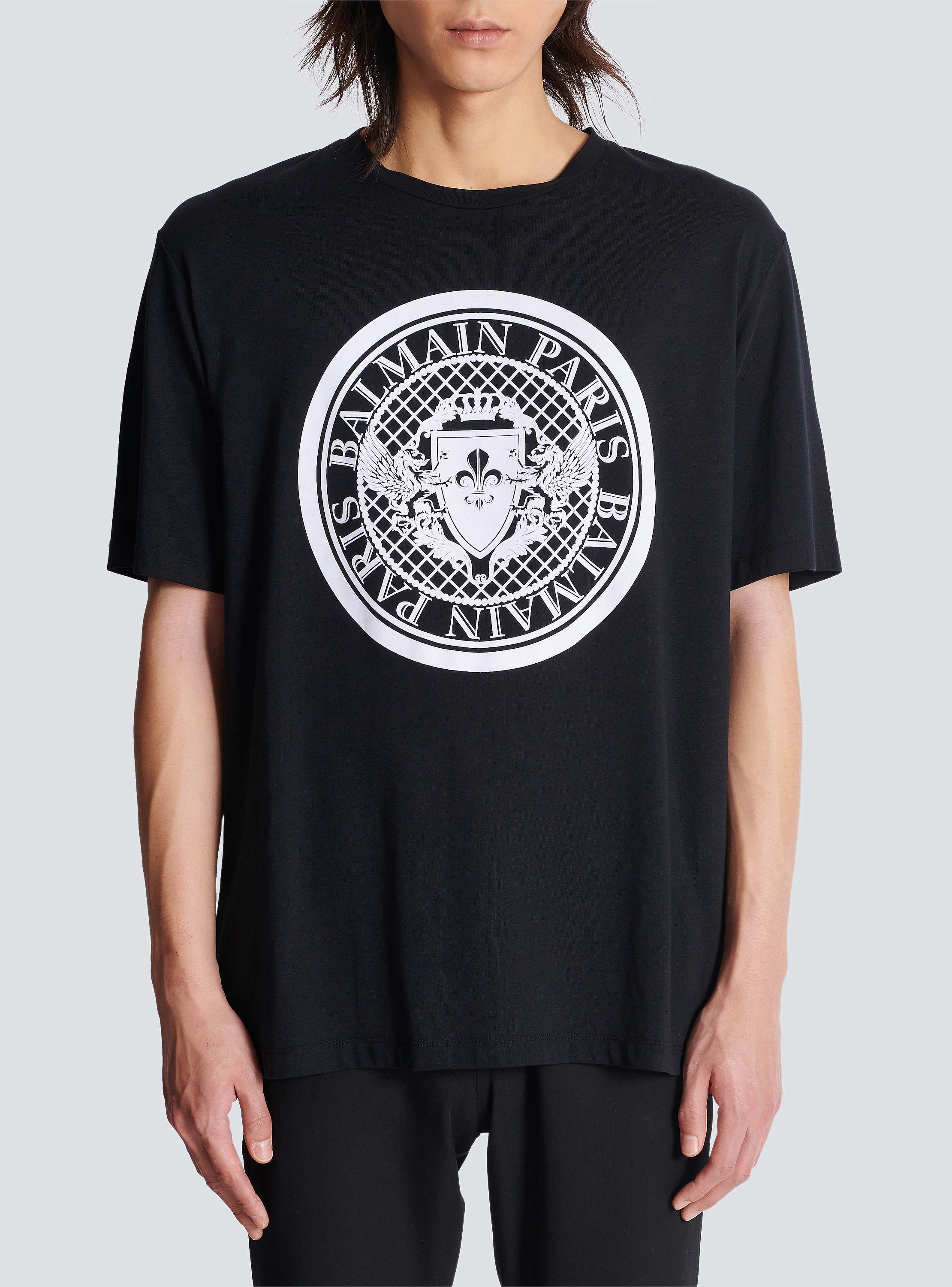 Coin flock t-shirt, regular fit