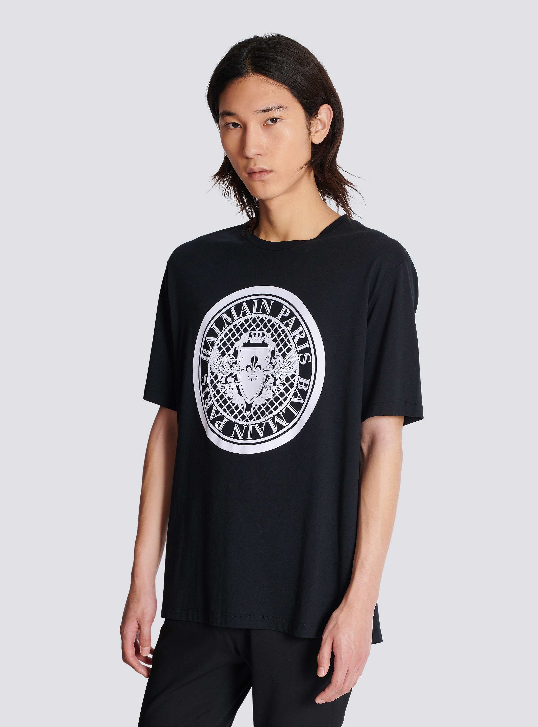 Coin flock t-shirt, regular fit