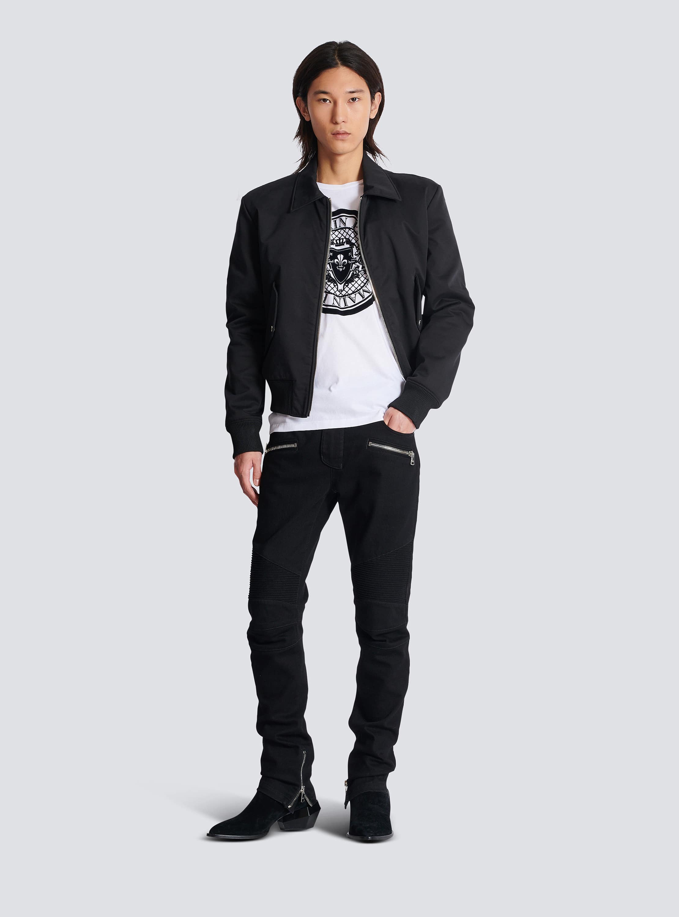 Coin flock t-shirt, regular fit