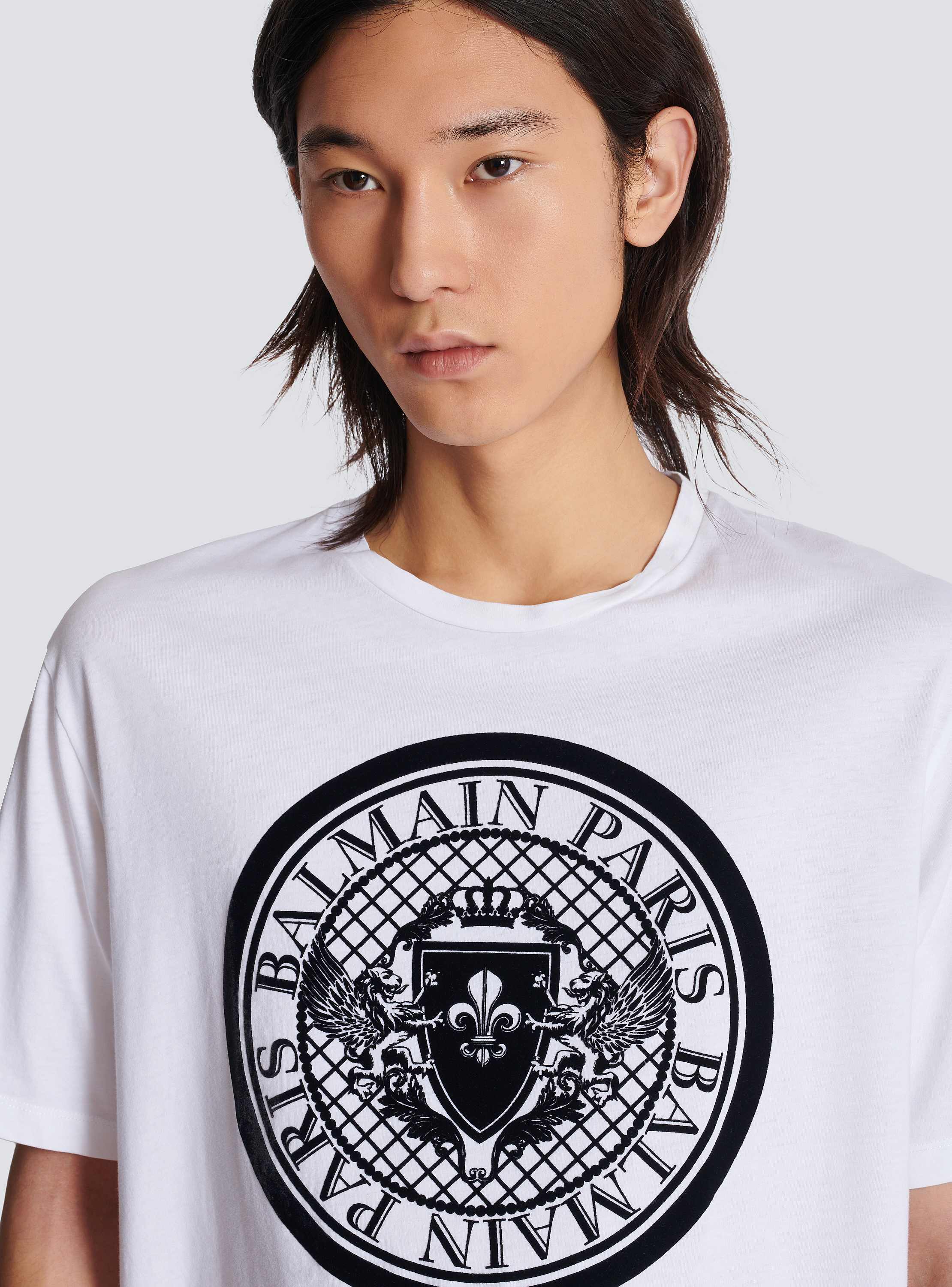 Coin flock t-shirt, regular fit