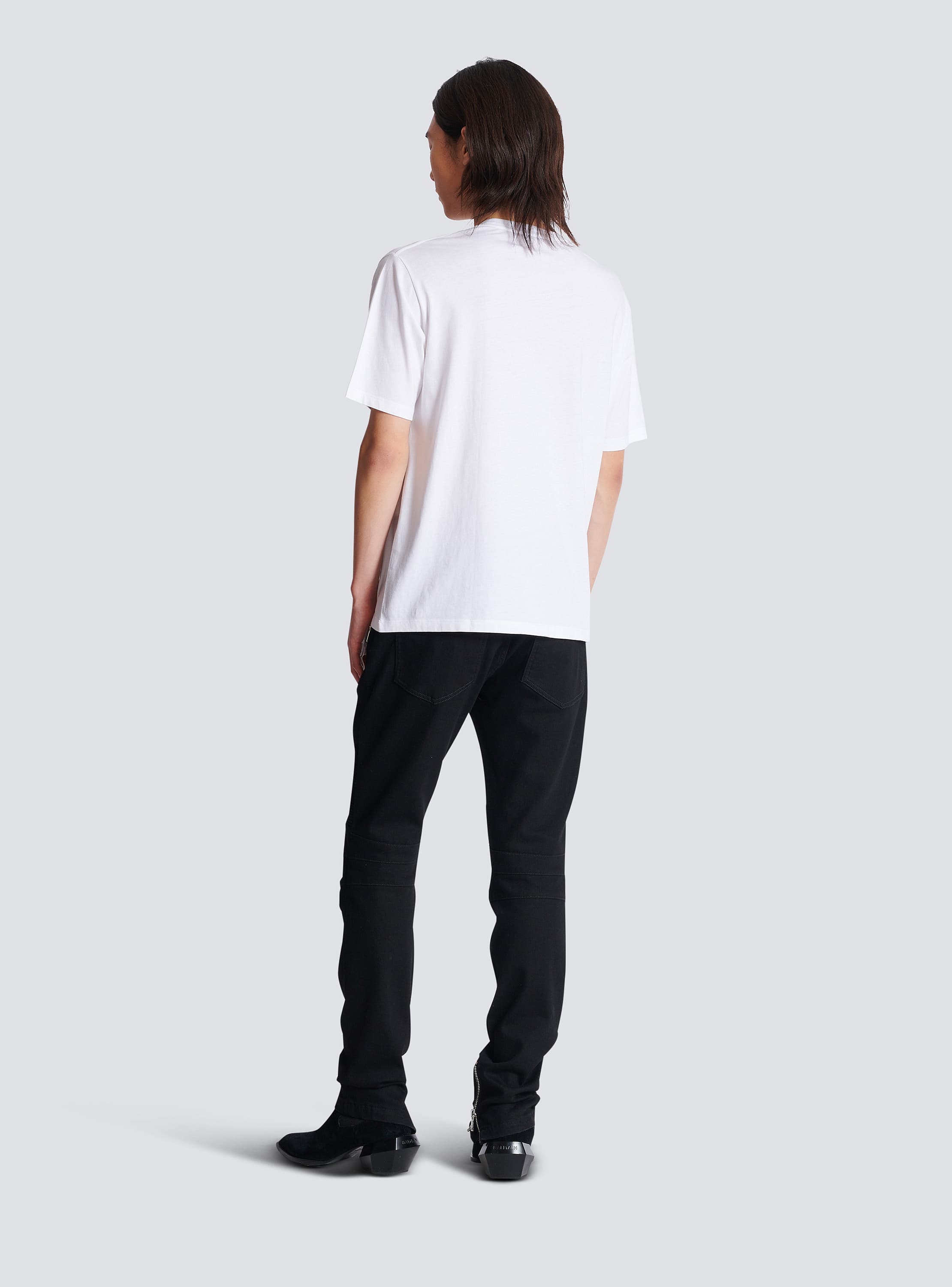 Coin flock t-shirt, regular fit