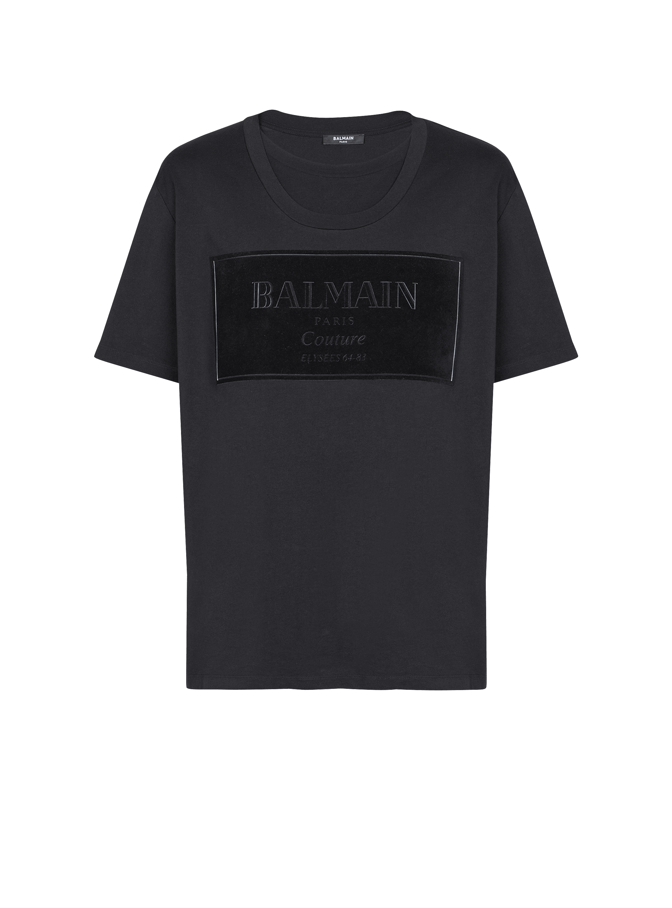 Big couture label flock t-shirt, regular fit