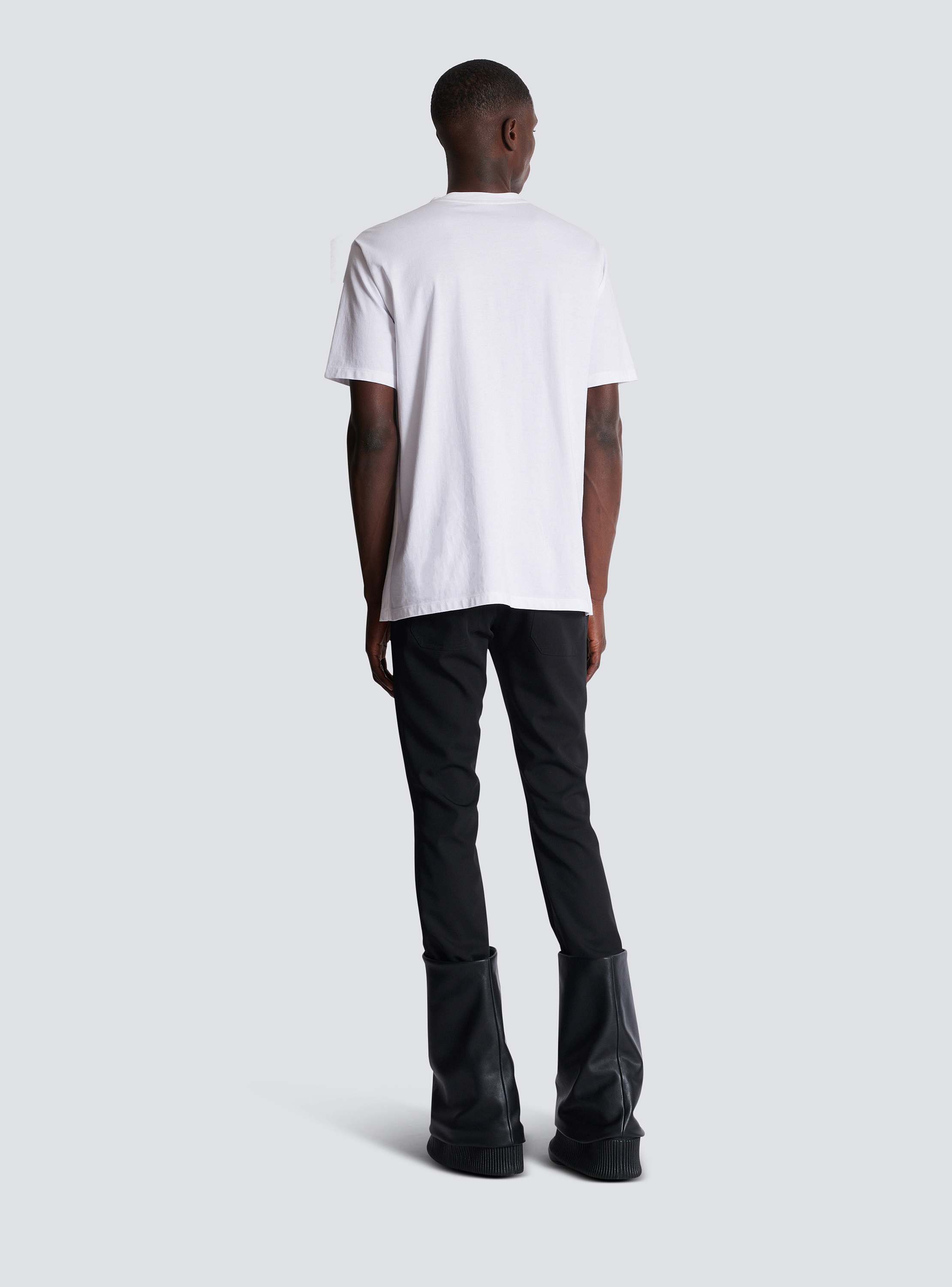 Balmain “ラブレター”＆リップ刺繍Tシャツ - Men | BALMAIN