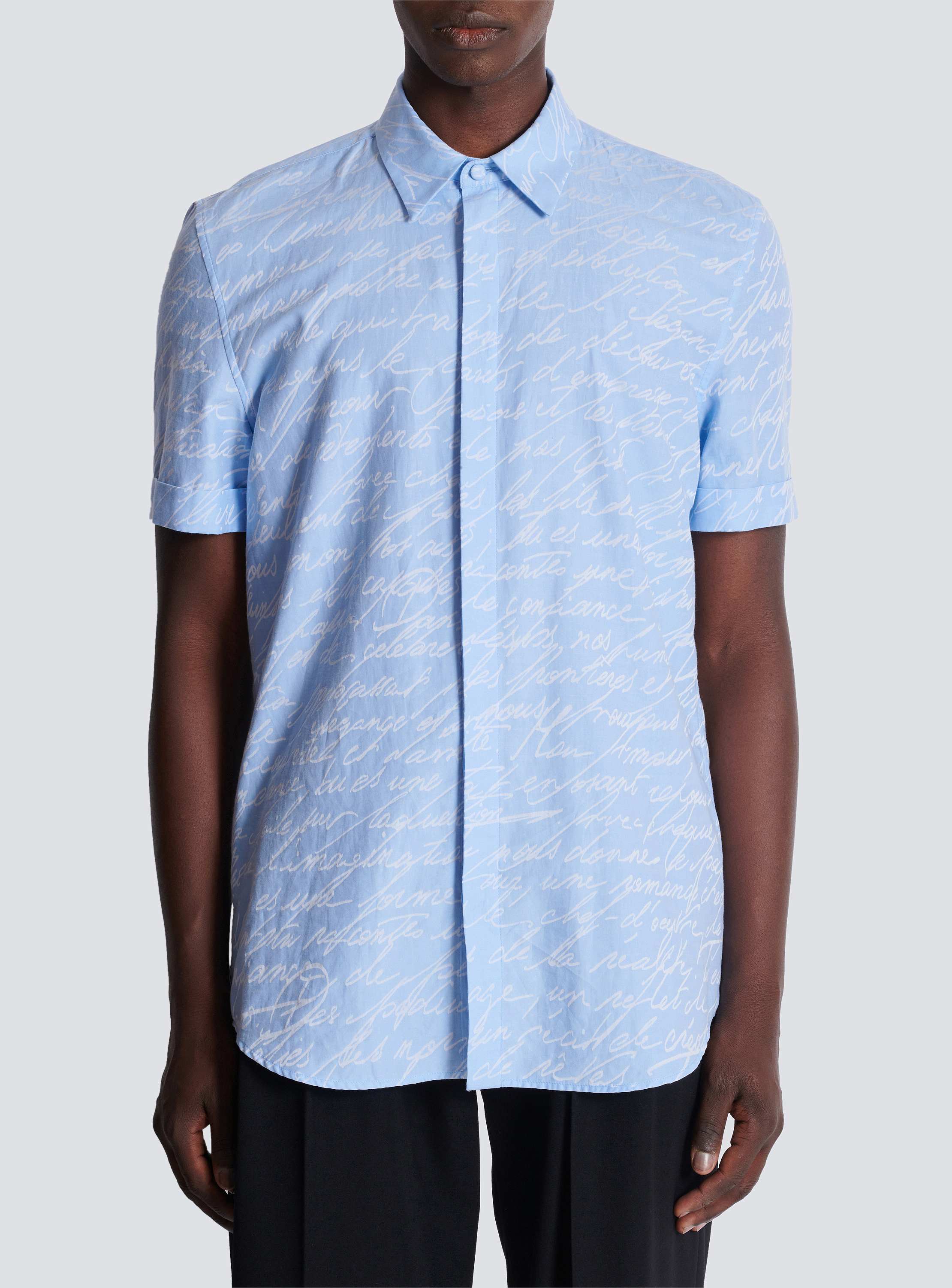 Jacquard shirt with 