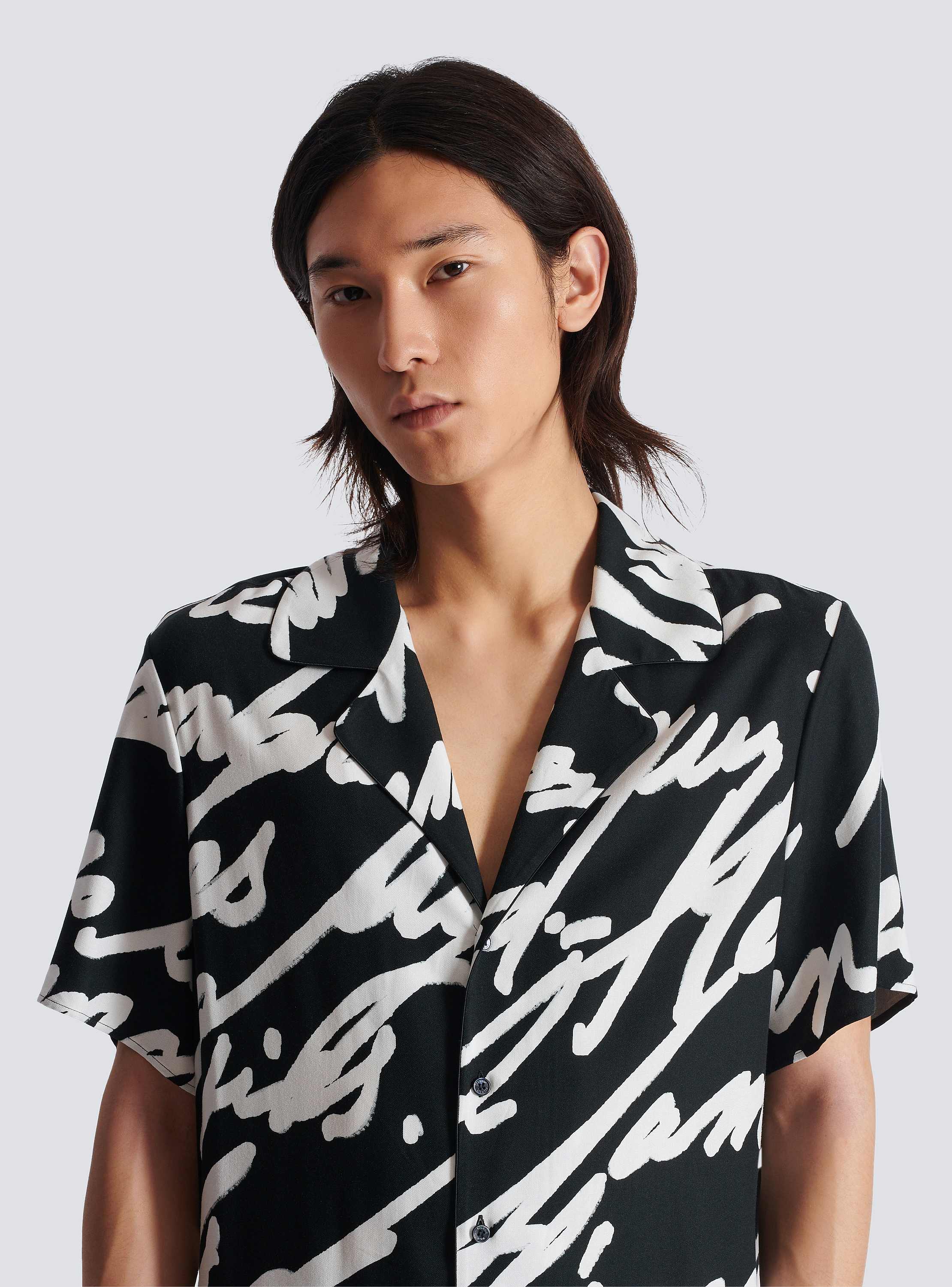 Twill pyjama shirt with 