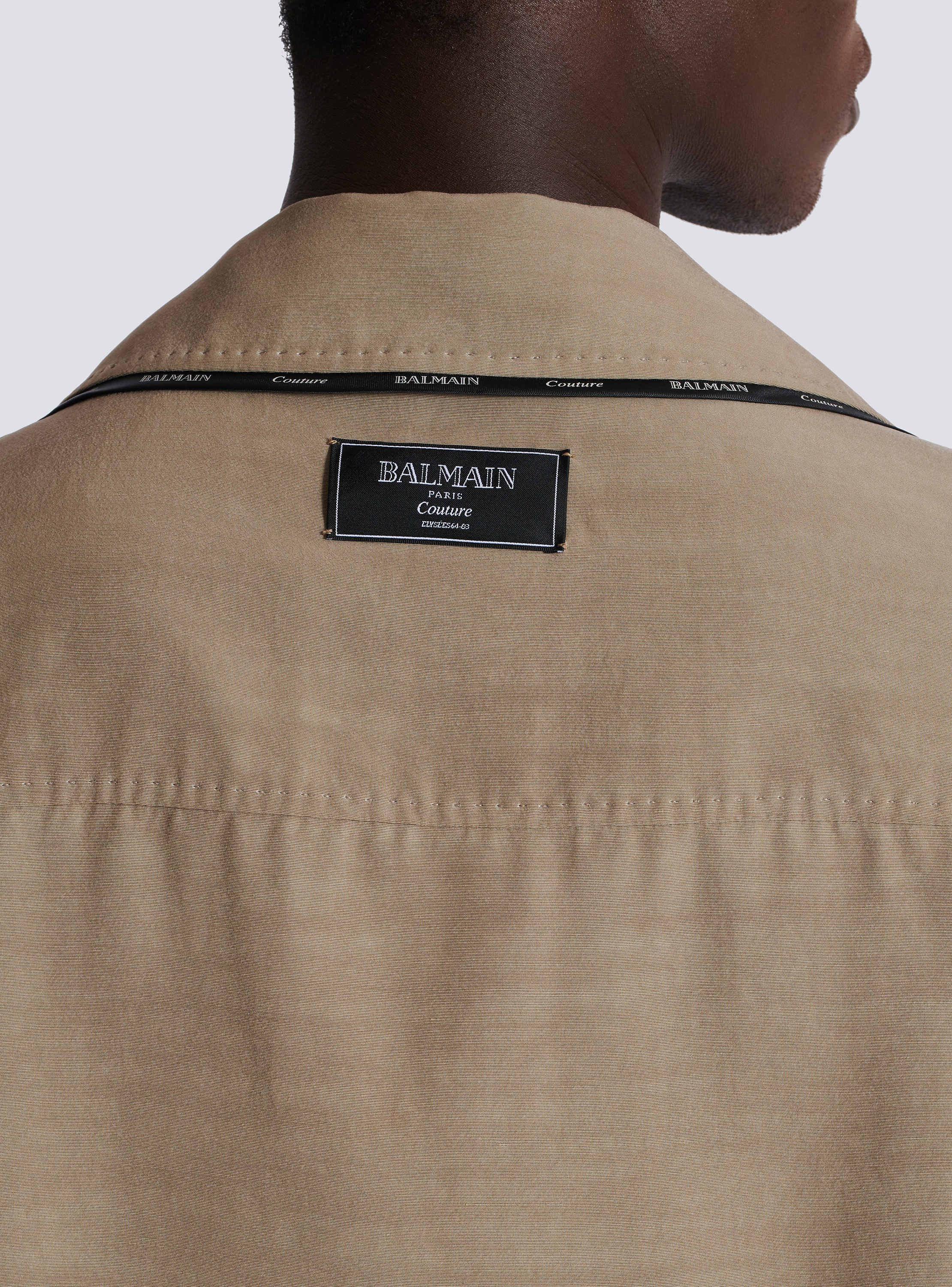 Cupro pyjama shirt with pockets