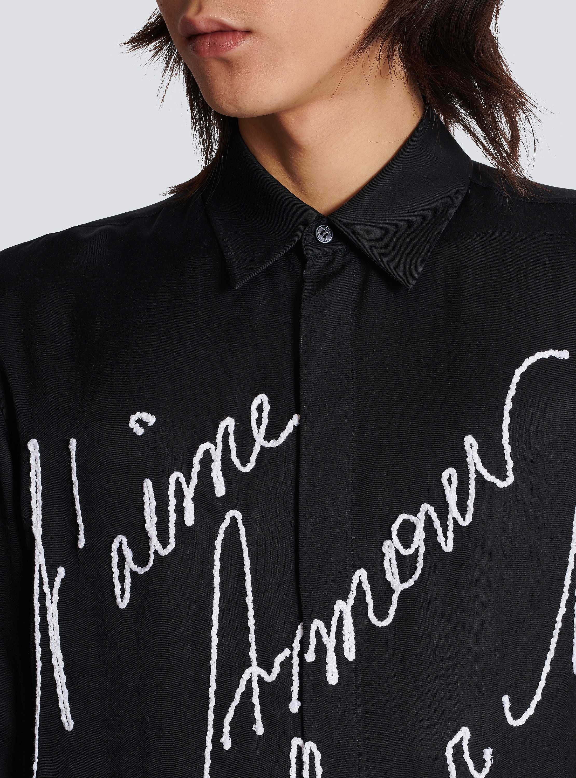 【関税・送料込み】Balmain Je T Aime Mon Amour T-Shirt T-shirt with Balmain Paris print - Women | BALMAIN