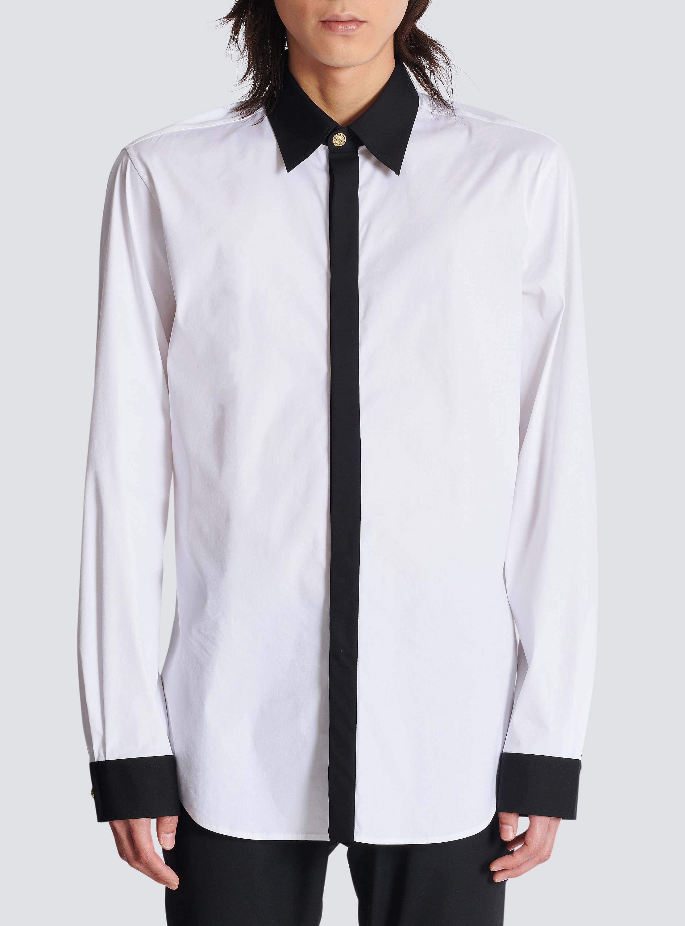 【値下げ】beautiful people gatsby shirting regular collar shirt レギュラーカラーシャツ 1335106001 ホワイト サイズ：42 (EC) beautiful people ビューティフルピープル gatsby shirting