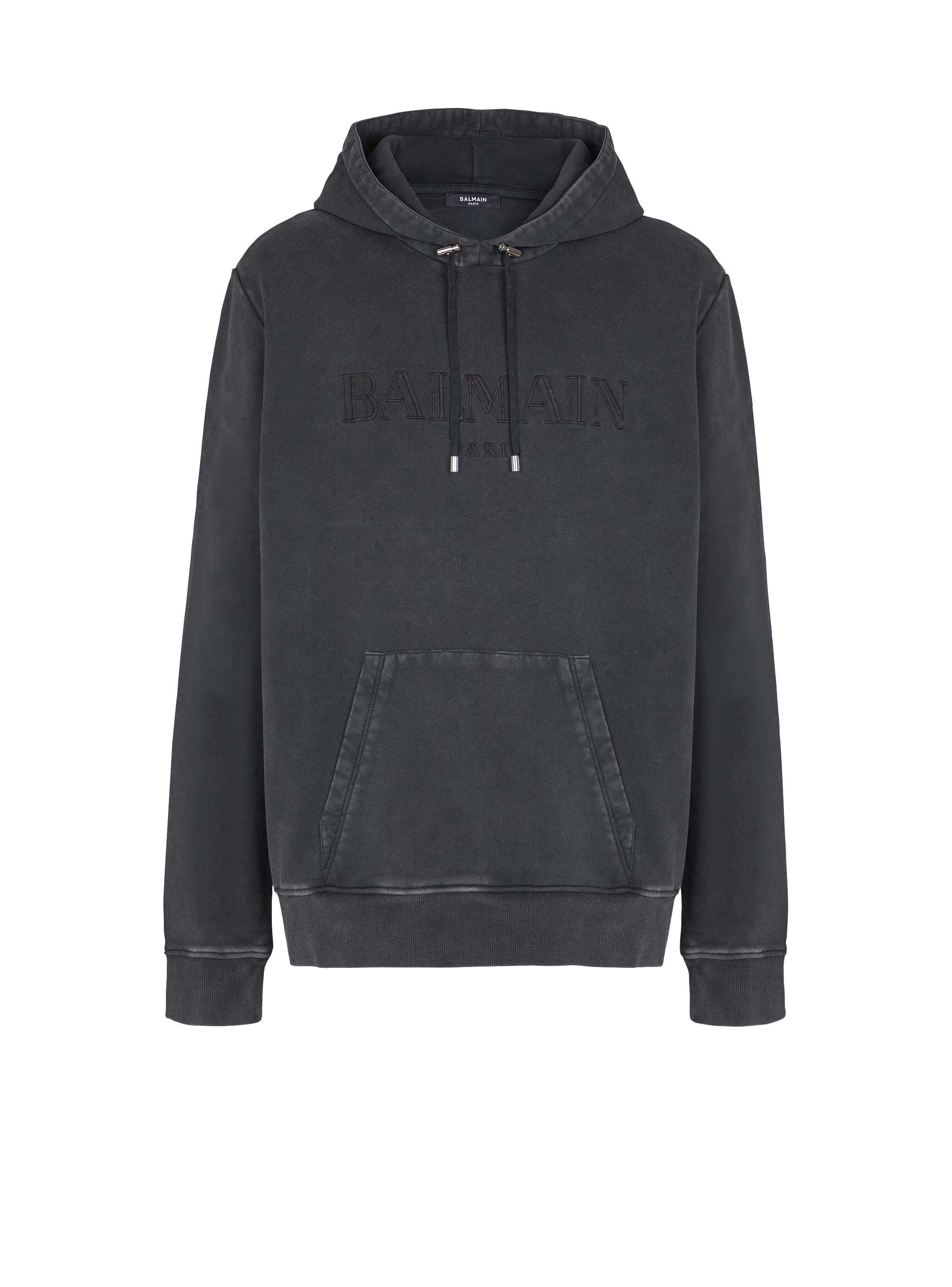 Vintage Balmain embroidered hoodie